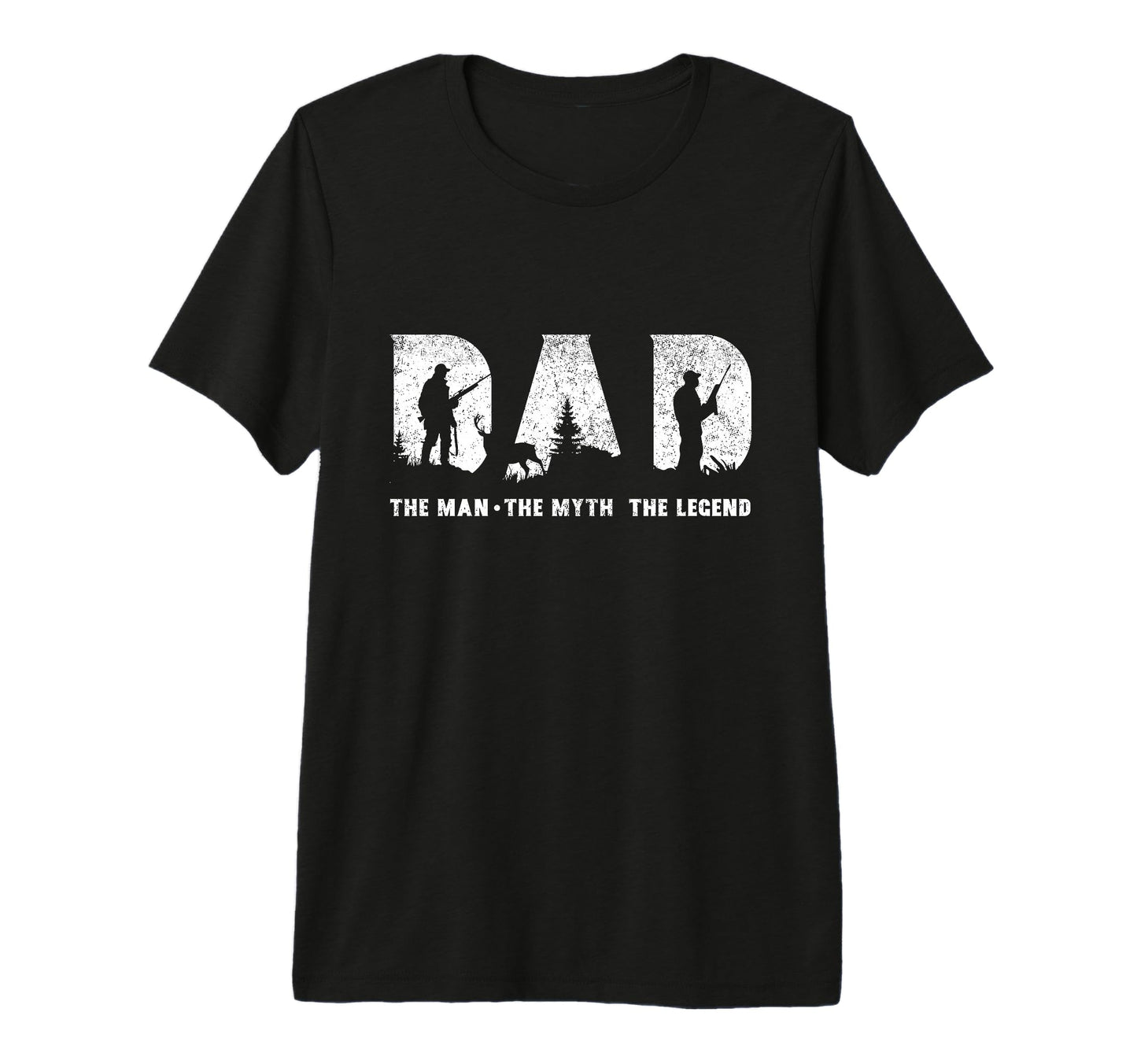 Hunting Dad Myth Legend Fathers Day T-Shirt - Aesthetic Graphic Men Women - T-Shirt, Sweatshirt, Hoodie