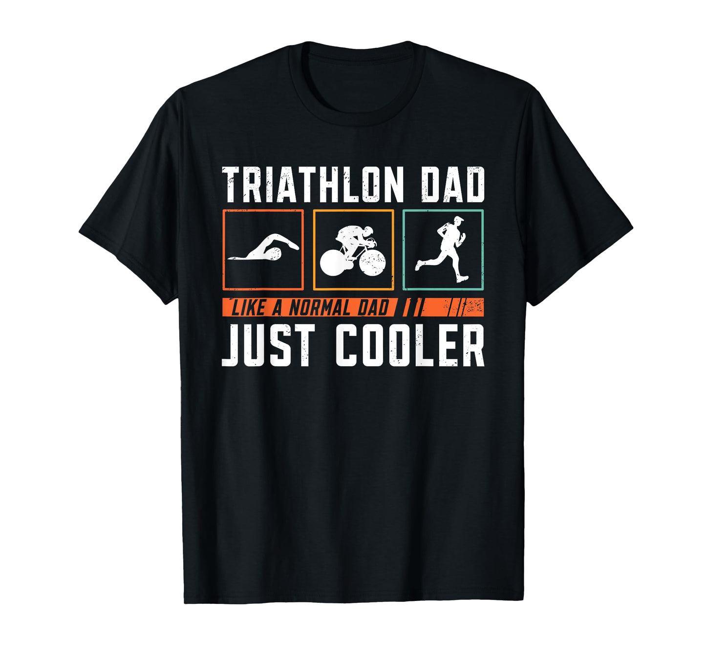 Triathlon Dad Triathlon Athlete Swim T-Shirt - Novelty Apparel for Adults - T-Shirt, Sweatshirt, Hoodie