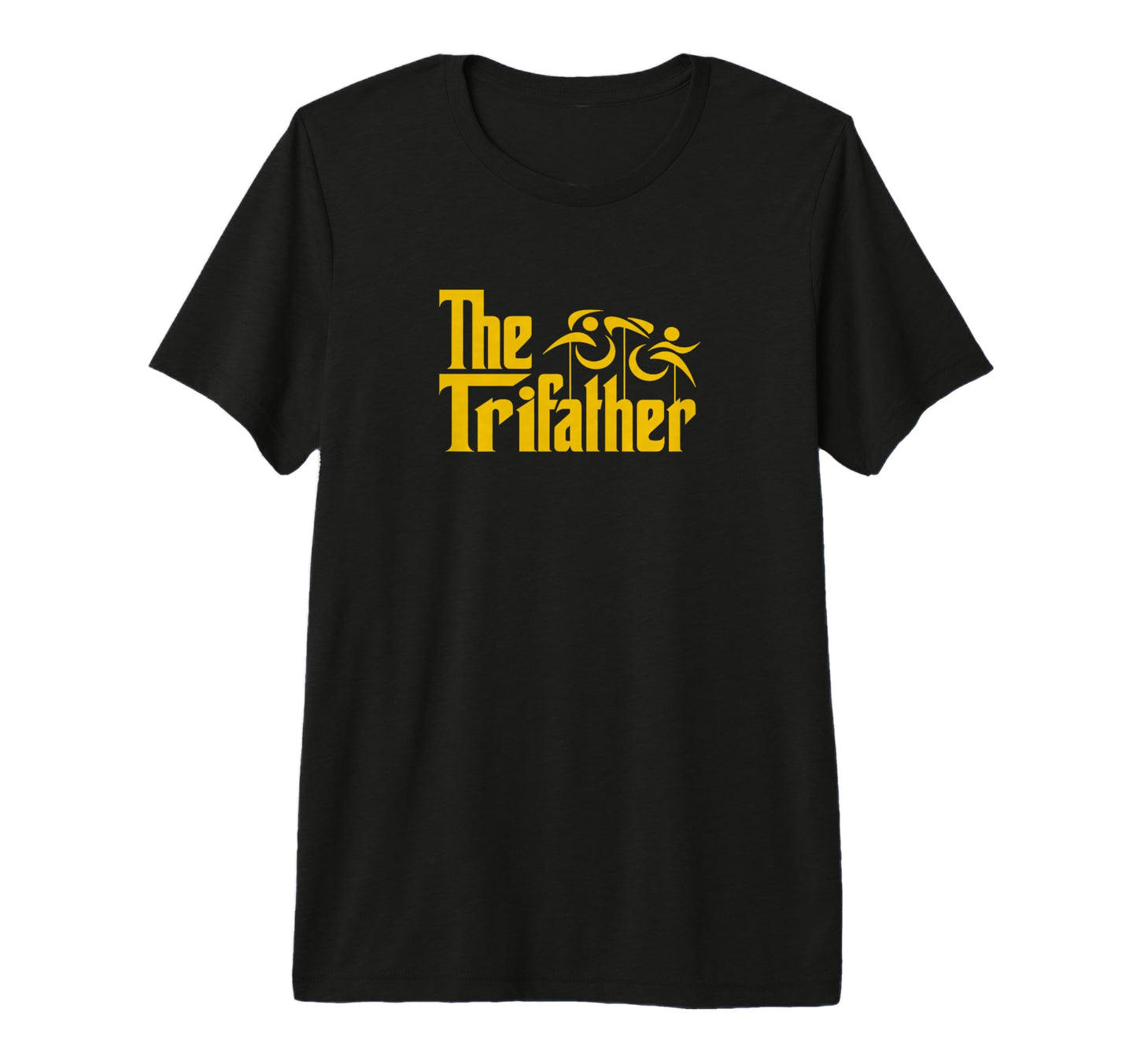 Trifather Triathlete Dad Father Swim T-Shirt - Fun Novelty Design Unisex - T-Shirt, Sweatshirt, Hoodie