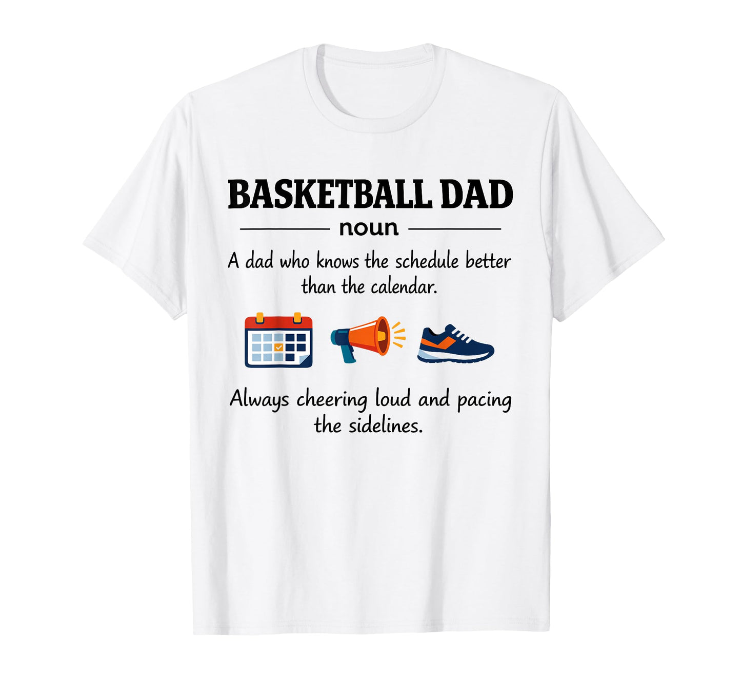 Basketball Dad Definition Gifts Fathers T-Shirt - Custom Art Print Unisex - T-Shirt, Sweatshirt, Hoodie