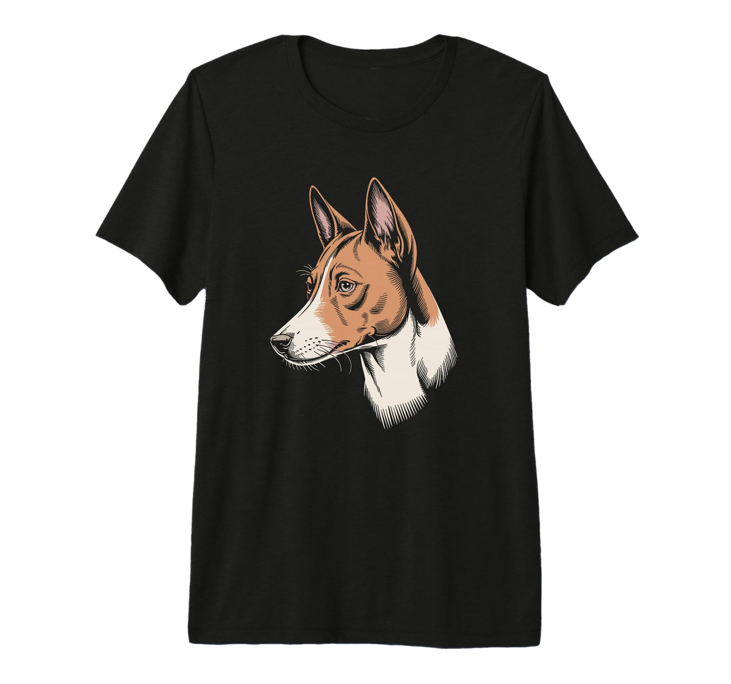 Mom Dad Basenji Dog Owner Hiking Lover Tri T-Shirt - Graphic Print Unisex - T-Shirt, Sweatshirt, Hoodie