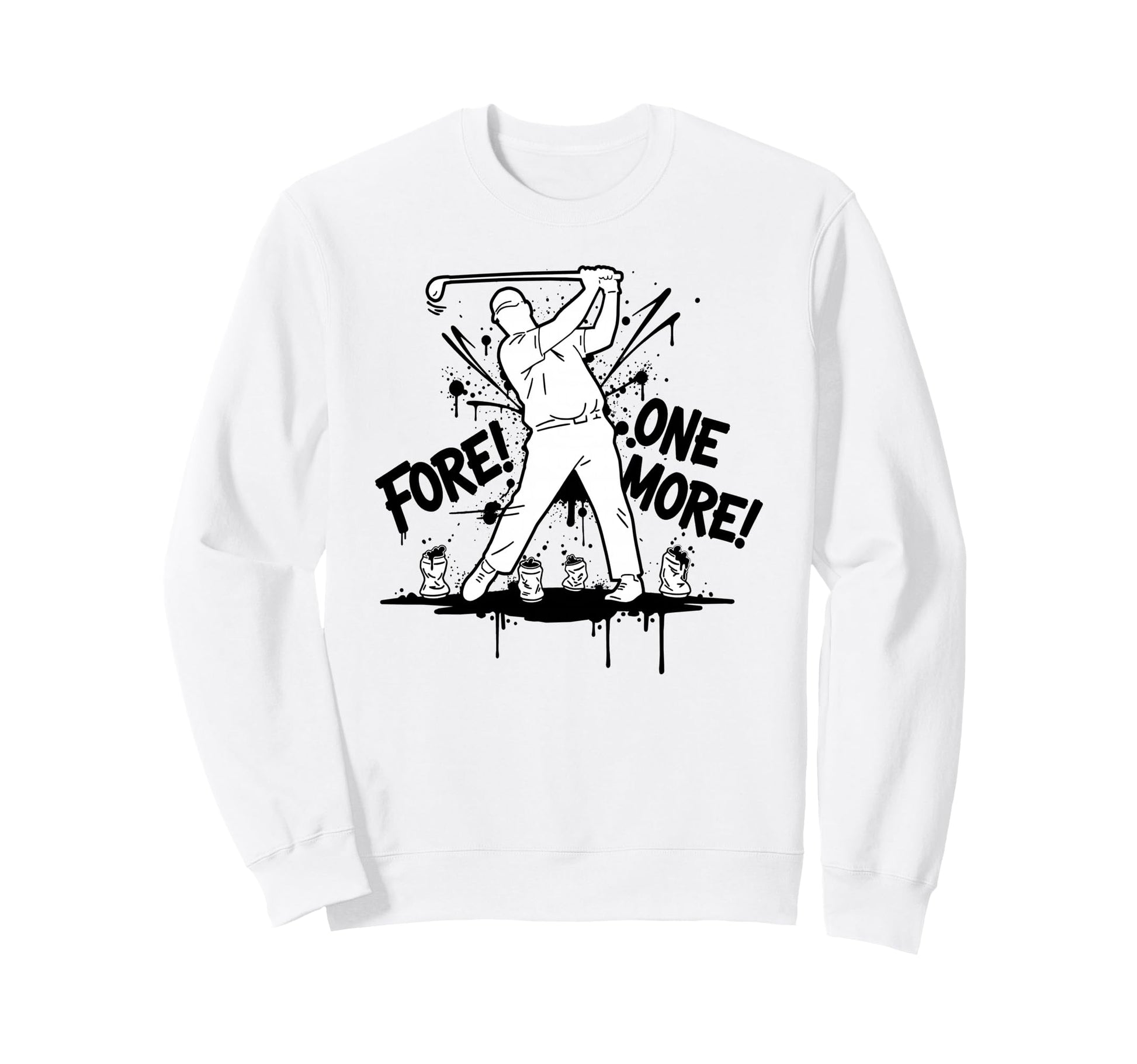 Golf Swing Lube Beer 19Th Hole Sweatshirt - Streetwear Style Unisex - T-Shirt, Sweatshirt, Hoodie