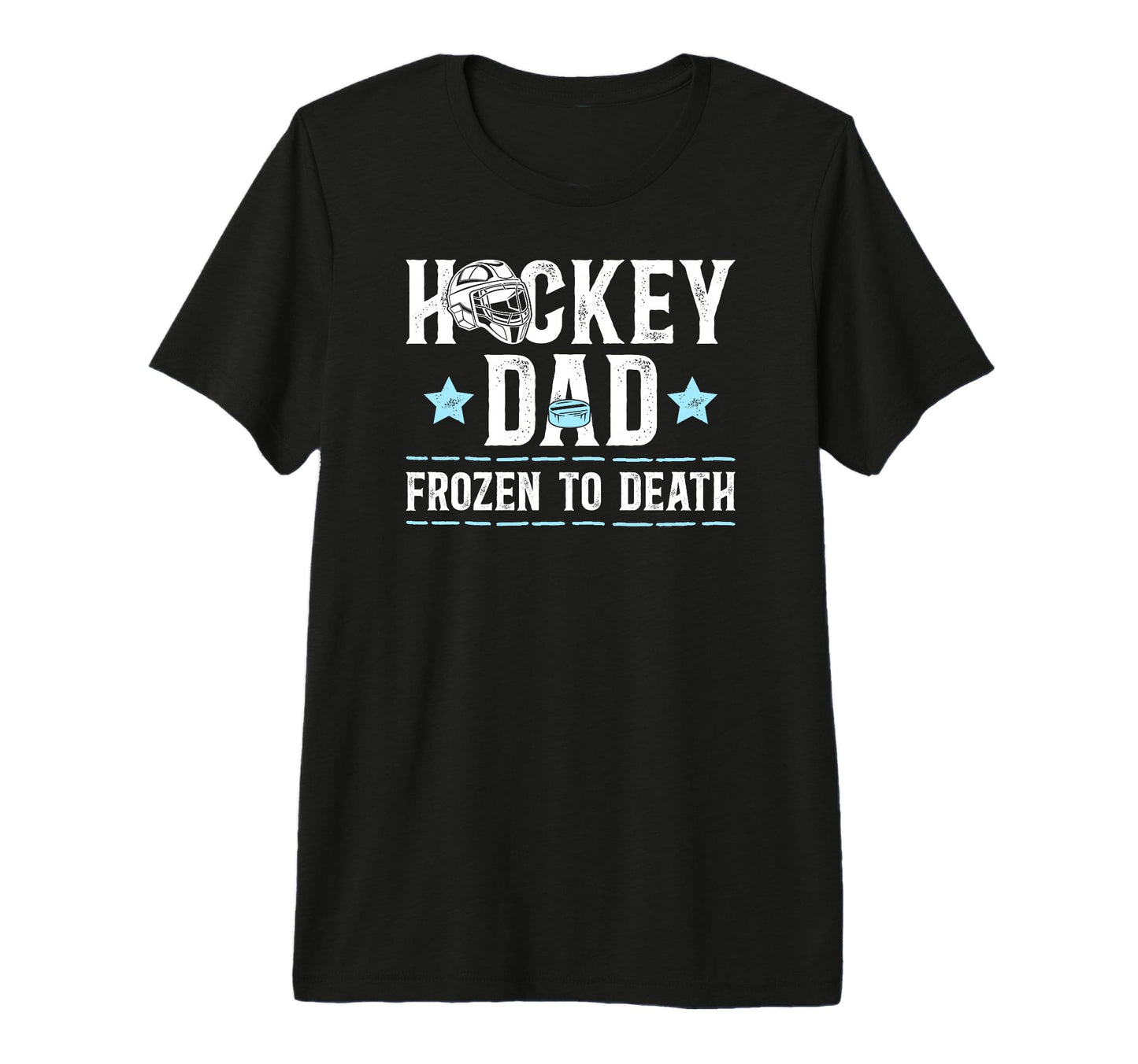 Mens Hockey Dad Funny Ice Hockey Father T-Shirt - Unique Graphic Unisex - T-Shirt, Sweatshirt, Hoodie