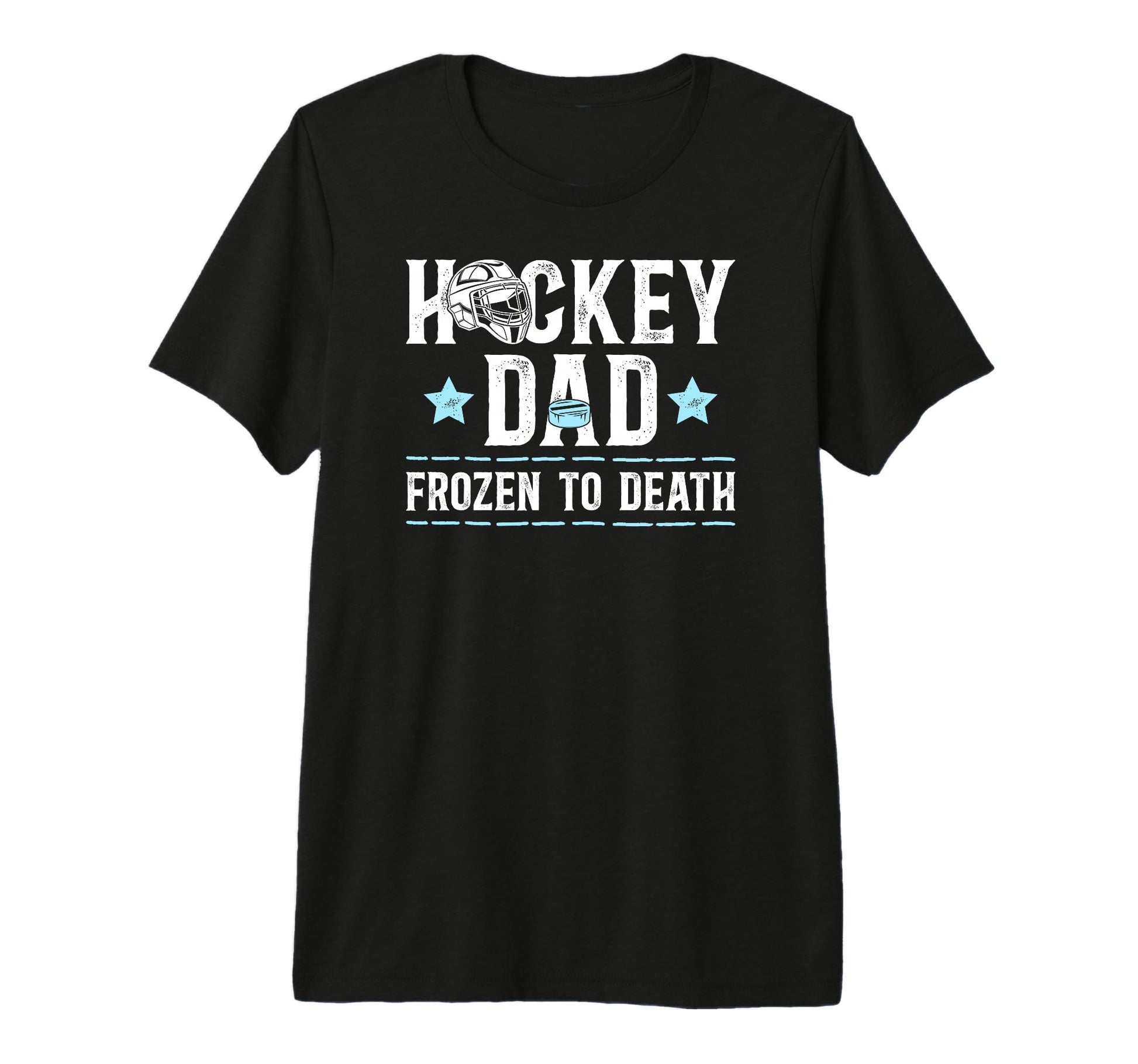 Mens Hockey Dad Funny Ice Hockey Father T-Shirt - Unique Graphic Unisex - T-Shirt, Sweatshirt, Hoodie