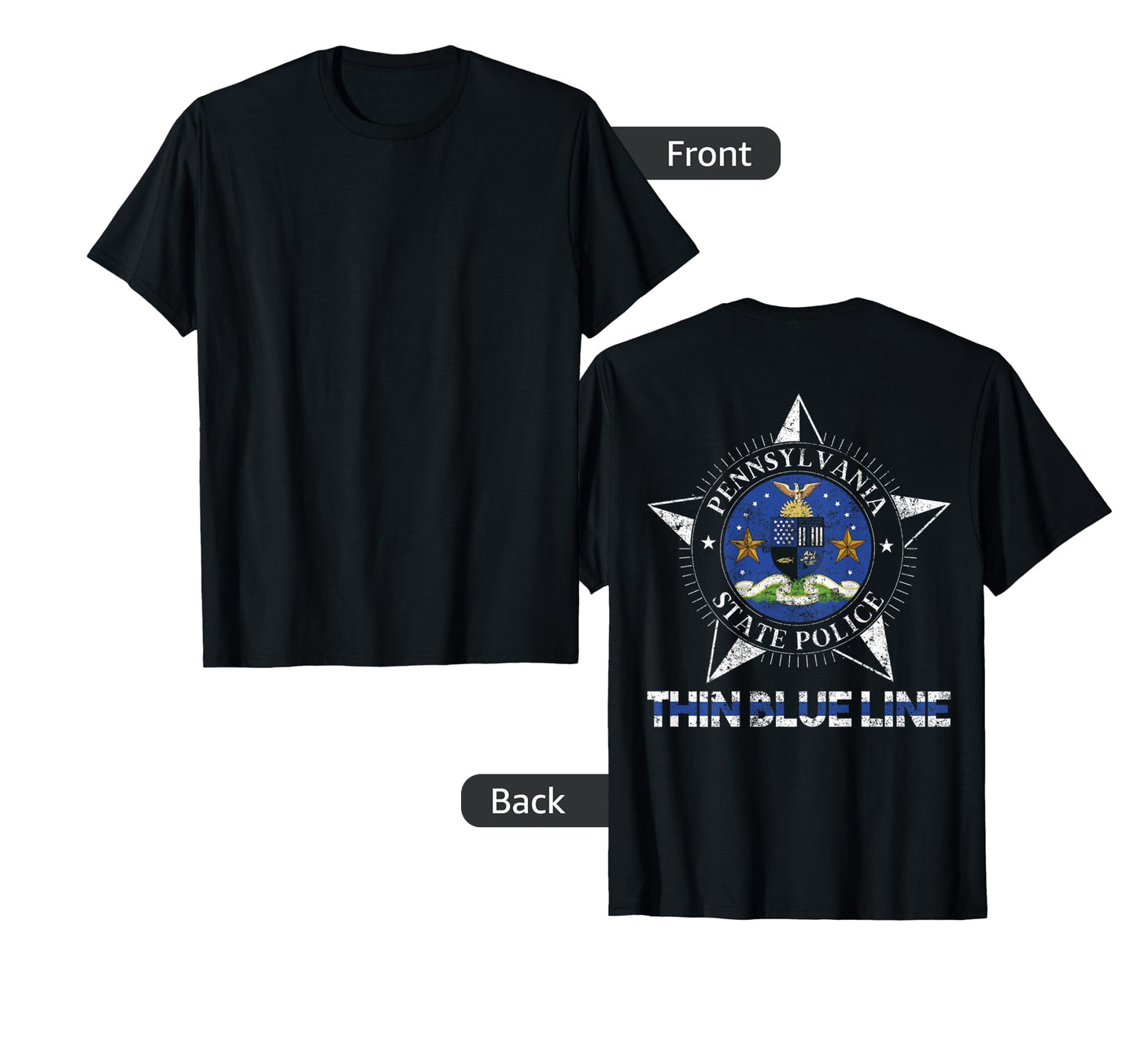 Pennsylvania State Police Pa State T-Shirt - Streetwear Style for Adults - T-Shirt, Sweatshirt, Hoodie