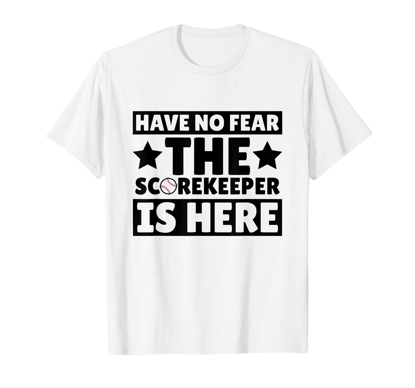 Baseball Scorekeeper Scorekeeper T-Shirt - Novelty Apparel for Adults - T-Shirt, Sweatshirt, Hoodie