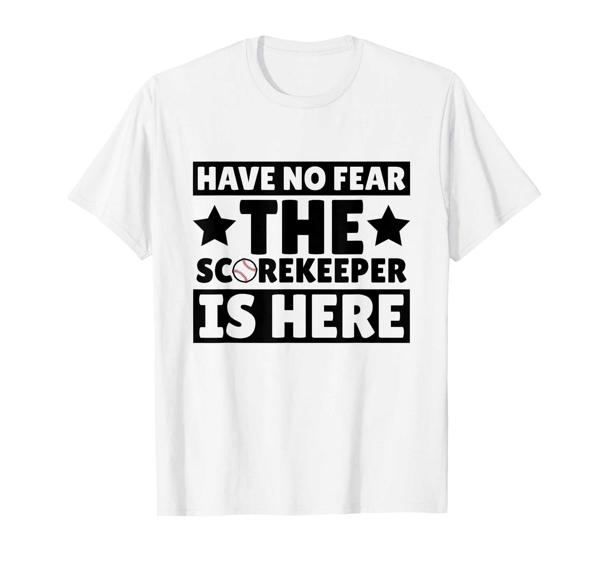 Baseball Scorekeeper Scorekeeper T-Shirt - Novelty Apparel for Adults - T-Shirt, Sweatshirt, Hoodie