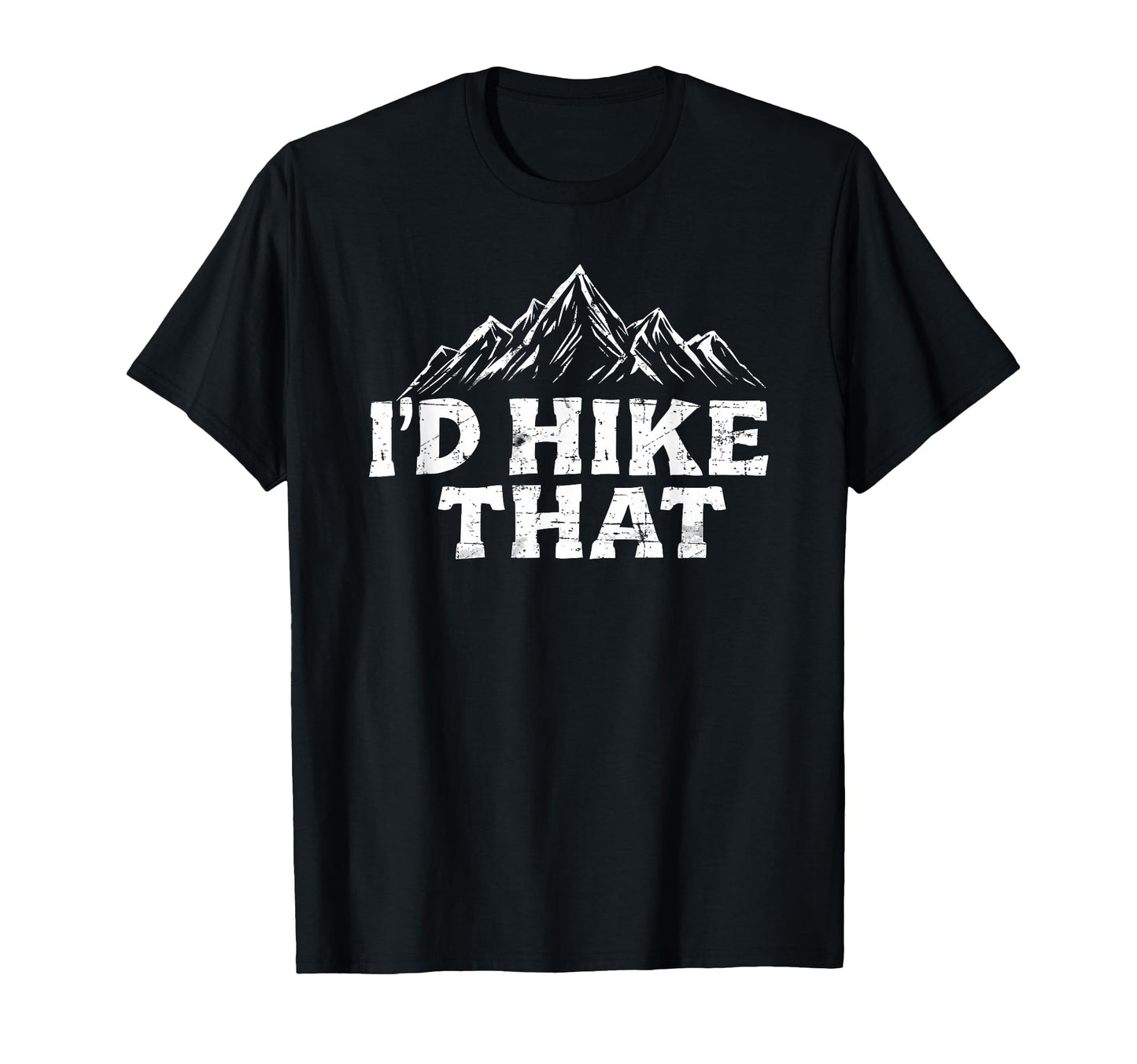 Id Hike That Backpacking Funny T-Shirt - Minimalist Print Men Women - T-Shirt, Sweatshirt, Hoodie
