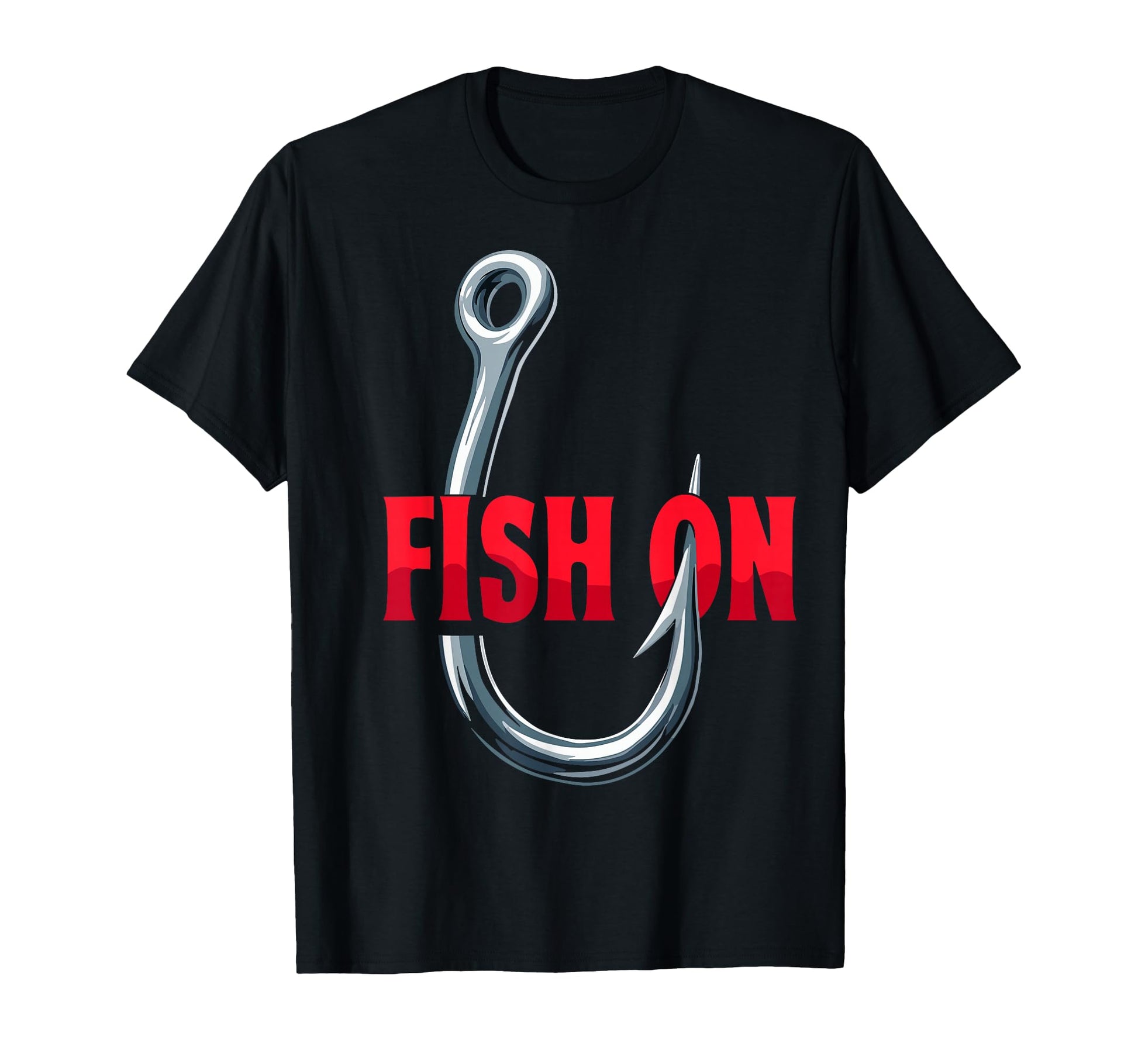 Fish Fishing Hook Fish Fun Fisherman T-Shirt - Unique Graphic Men Women - T-Shirt, Sweatshirt, Hoodie