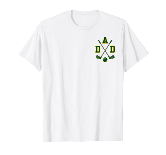 2 Sides Best Dad Par Golf Lover T-Shirt - Aesthetic Graphic for Adults - T-Shirt, Sweatshirt, Hoodie