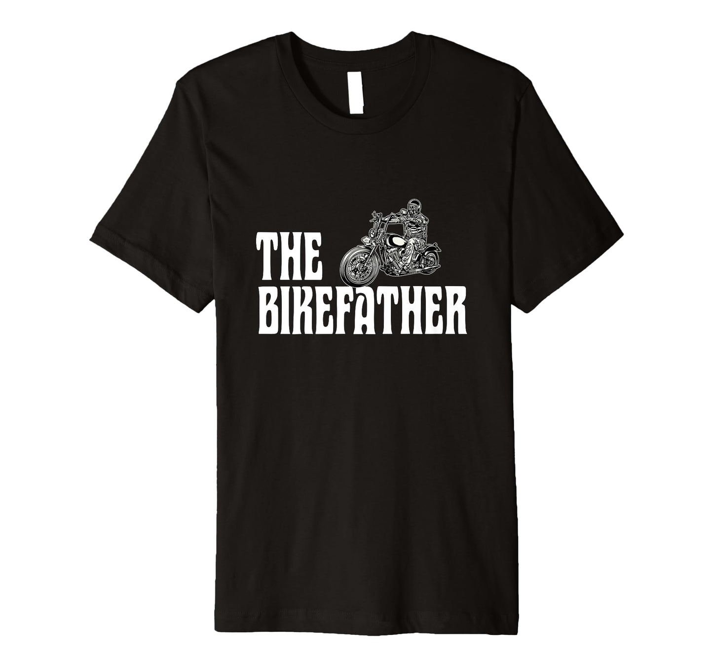 Biker Bikefather Biker Dad Funny Motorcycle T-Shirt - Unique Graphic Unisex - T-Shirt, Sweatshirt, Hoodie