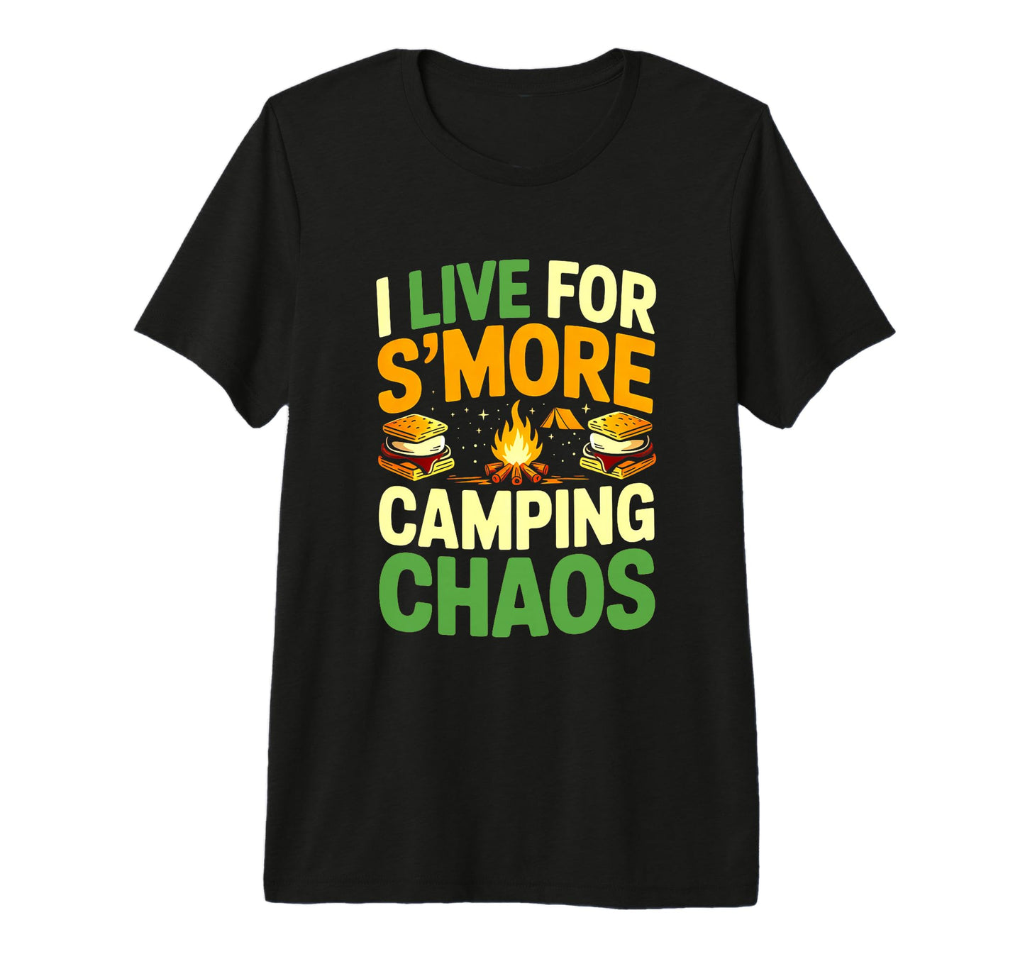 Camping Mom Dad Live Smore Camping T-Shirt - Streetwear Style Men Women - T-Shirt, Sweatshirt, Hoodie