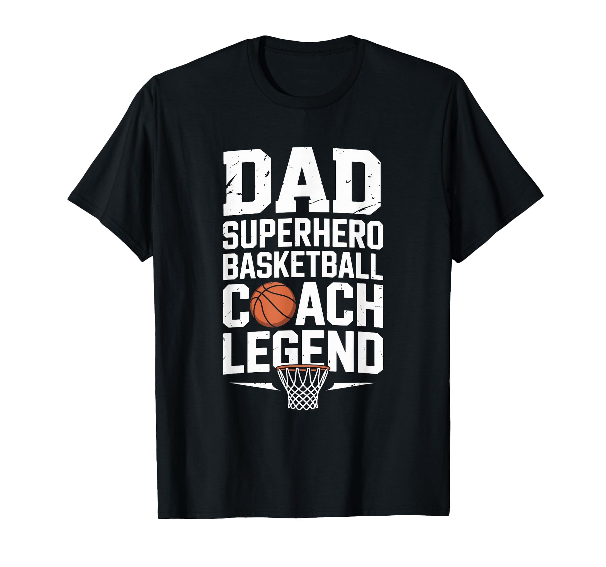 Dad Superhero Basketball Coach T-Shirt - Aesthetic Graphic for Adults - T-Shirt, Sweatshirt, Hoodie