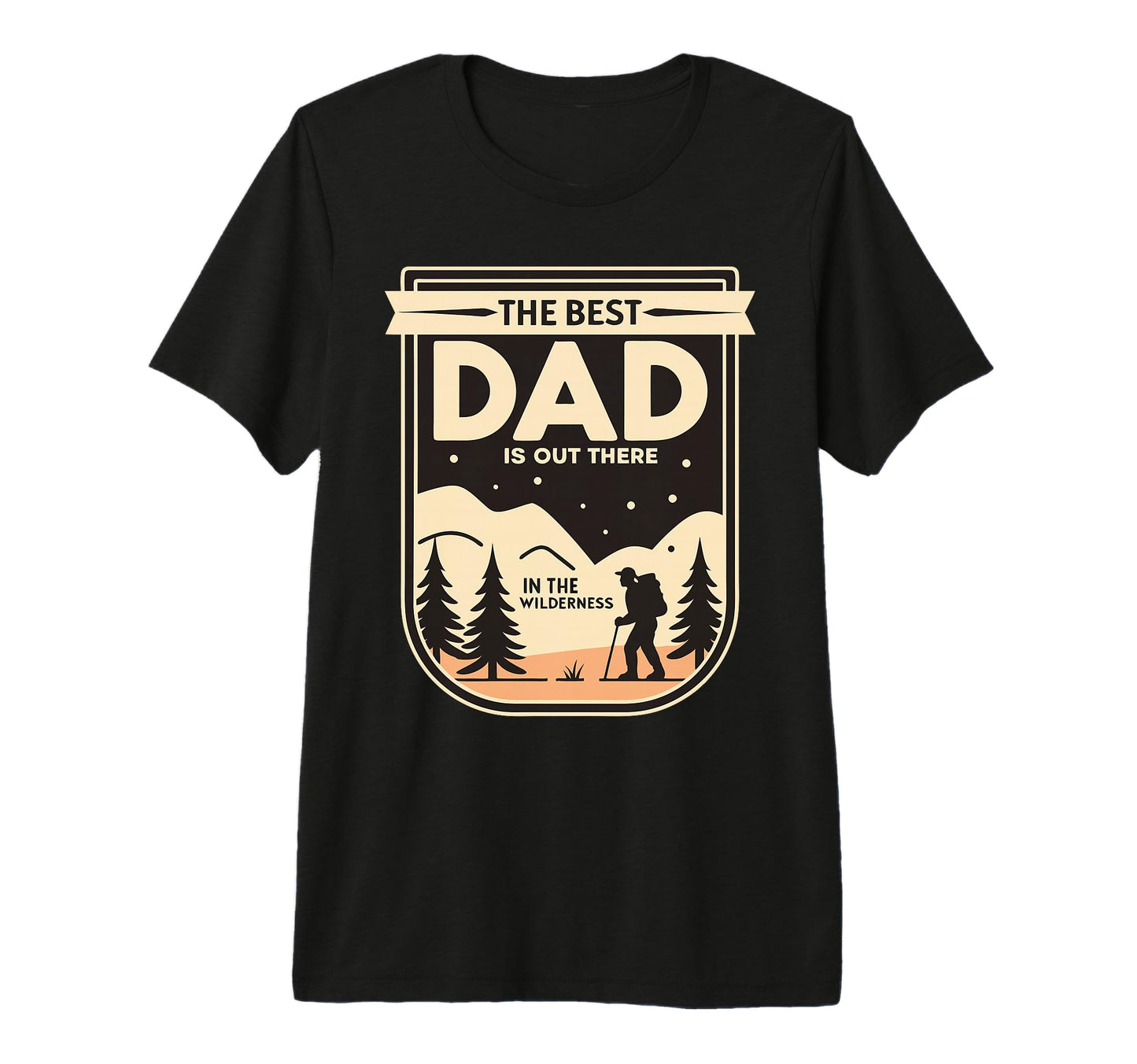 Best Dad Fathers Day Camping T-Shirt - Fun Novelty Design for Adults - T-Shirt, Sweatshirt, Hoodie