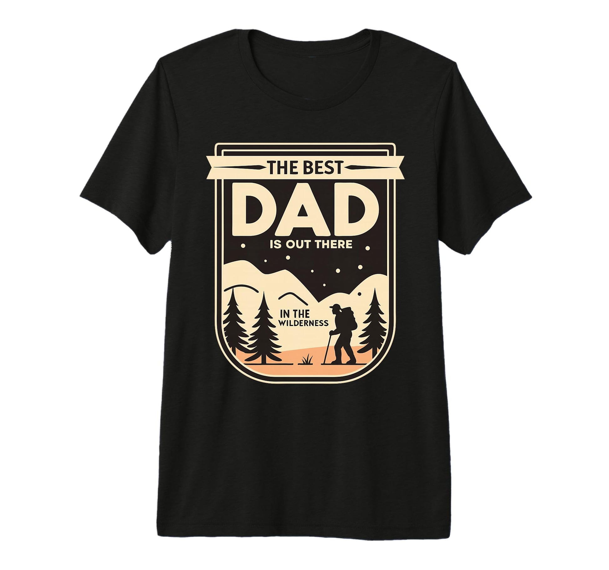 Best Dad Fathers Day Camping T-Shirt - Fun Novelty Design for Adults - T-Shirt, Sweatshirt, Hoodie
