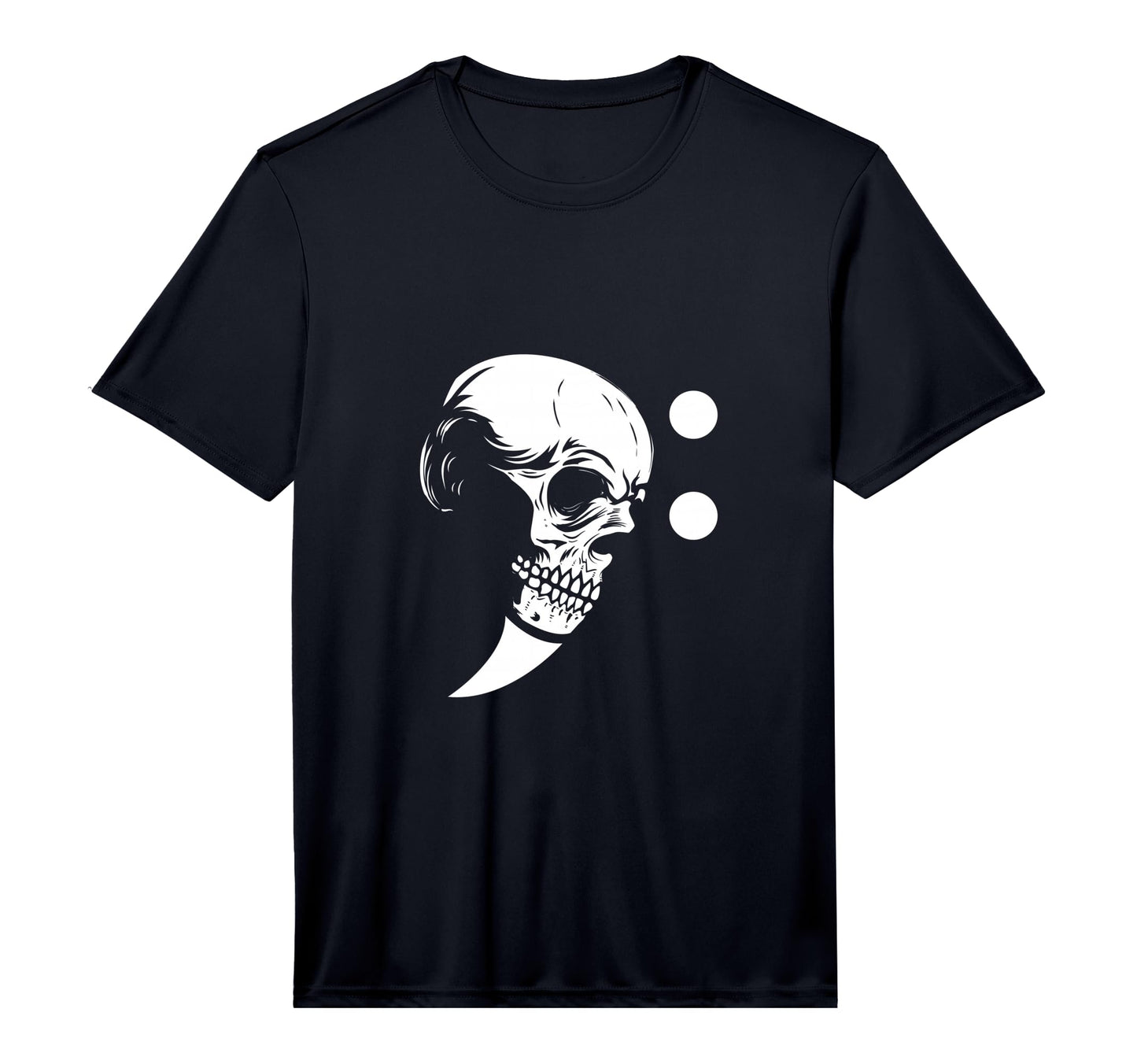 Mens Musicians Treble Clef Skull T-Shirt - Fun Novelty Design Men Women - T-Shirt, Sweatshirt, Hoodie