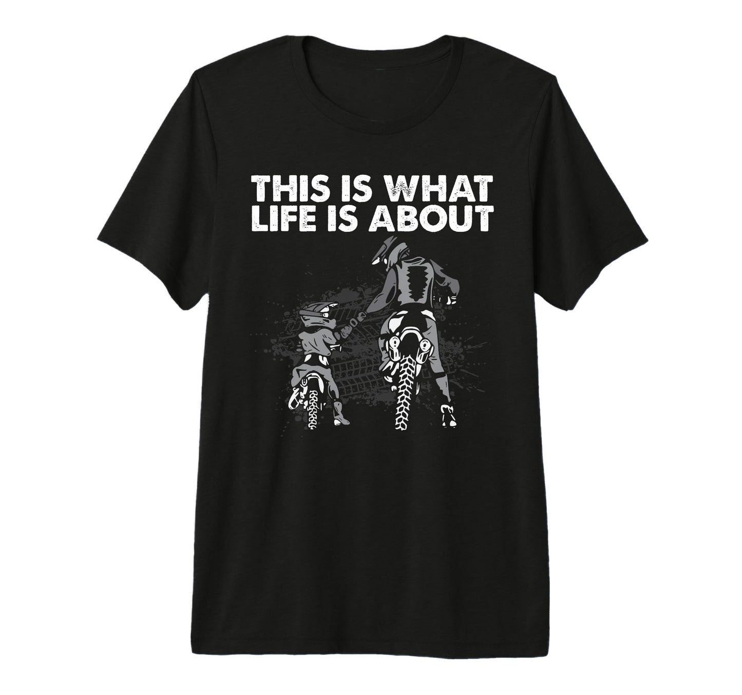 Dirt Bike Father Motocross Lovers T-Shirt - Aesthetic Graphic for Adults - T-Shirt, Sweatshirt, Hoodie