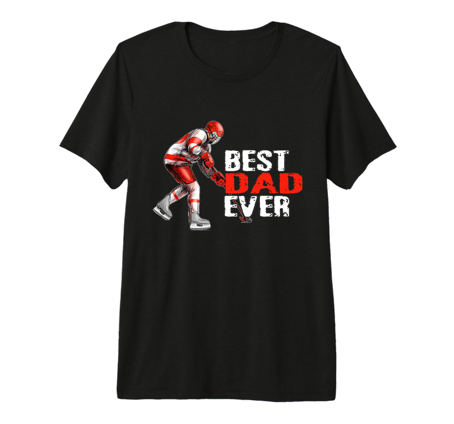 Ice Hockey Father Hockey Dad Birthday T-Shirt - Aesthetic Graphic Unisex - T-Shirt, Sweatshirt, Hoodie