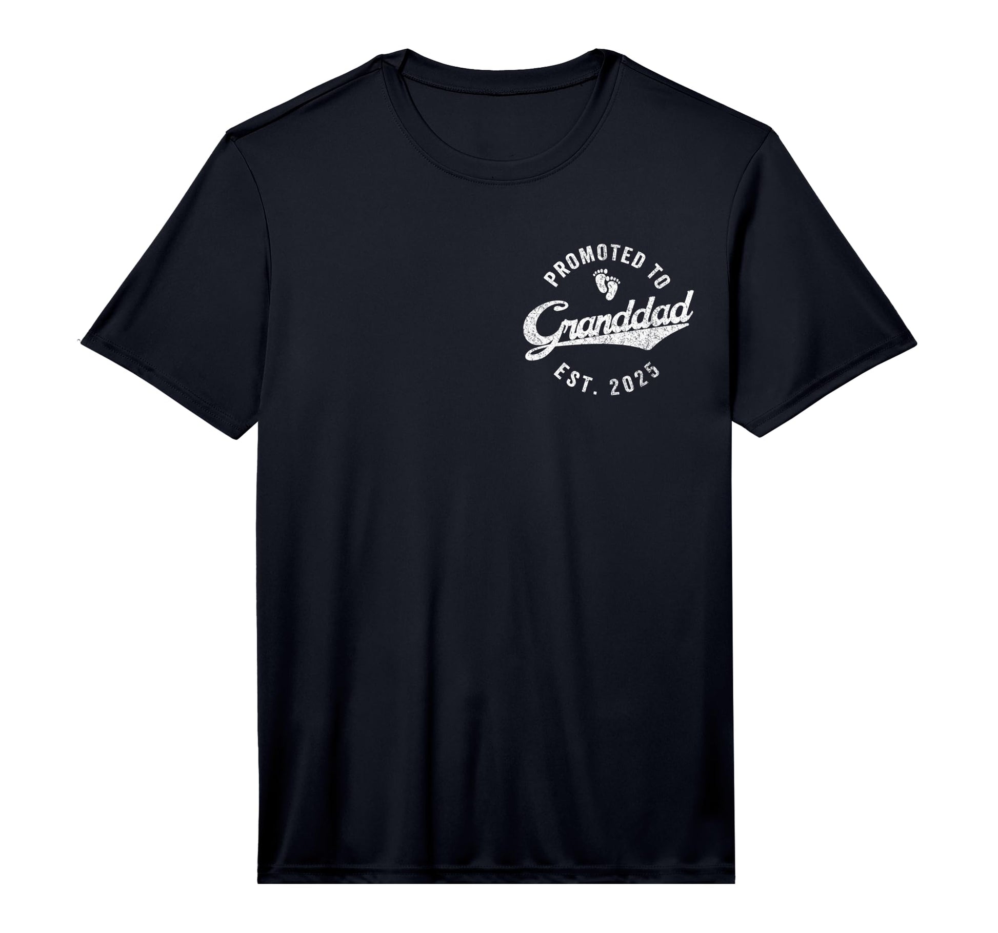Mens Promoted To Granddad Est 2025 First T-Shirt - Custom Art Print Unisex - T-Shirt, Sweatshirt, Hoodie