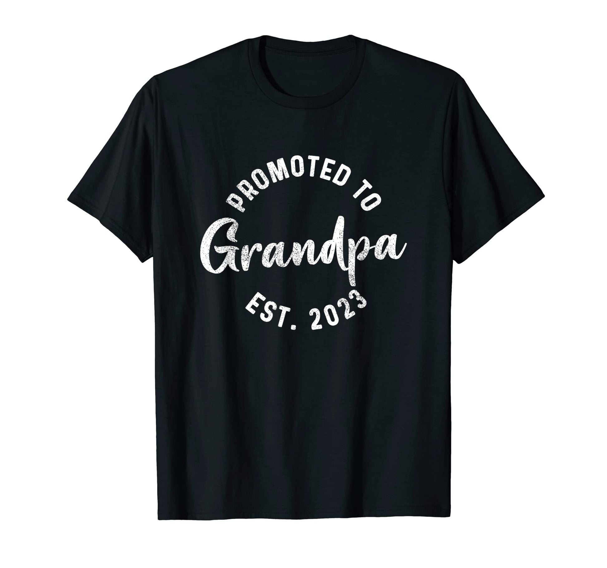 Mens Promoted To Grandpa 2023 T-Shirt - Casual Everyday Wear Unisex - T-Shirt, Sweatshirt, Hoodie