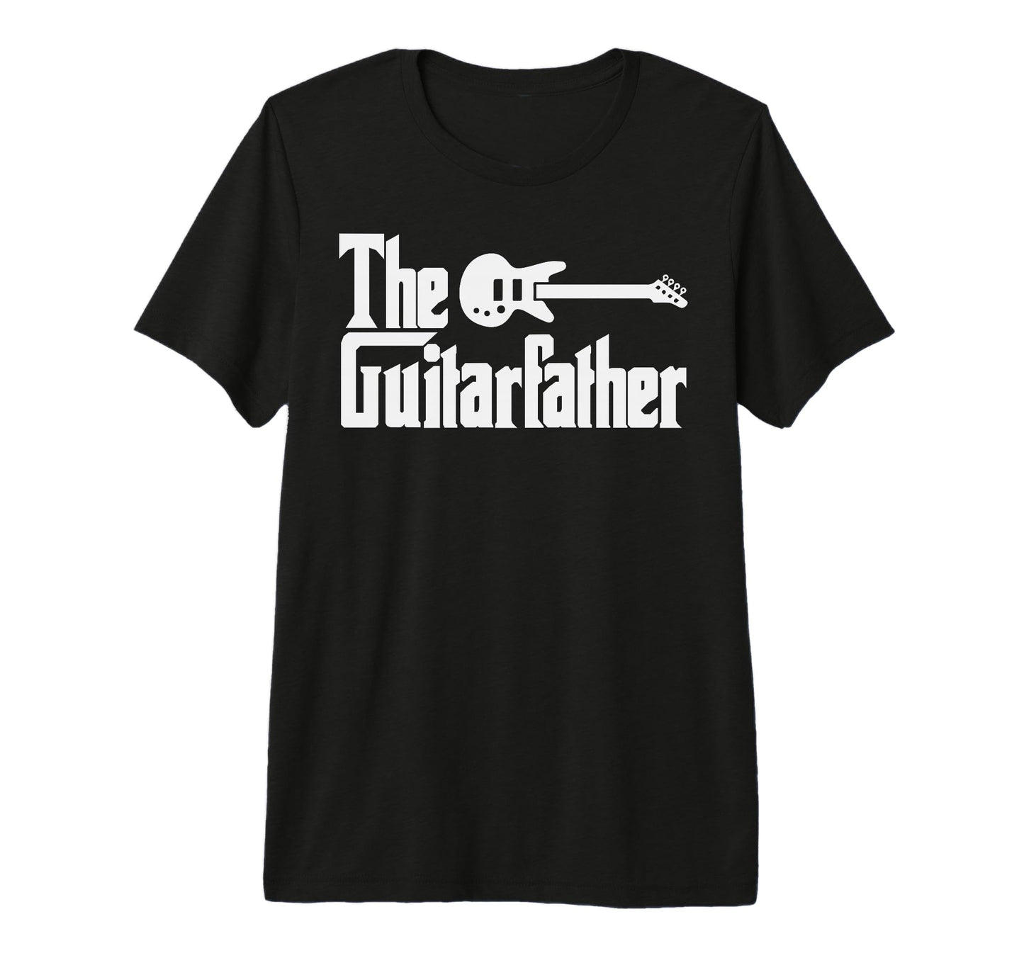 Fathers Day Guitar Father Musician T-Shirt - Minimalist Print Unisex - T-Shirt, Sweatshirt, Hoodie