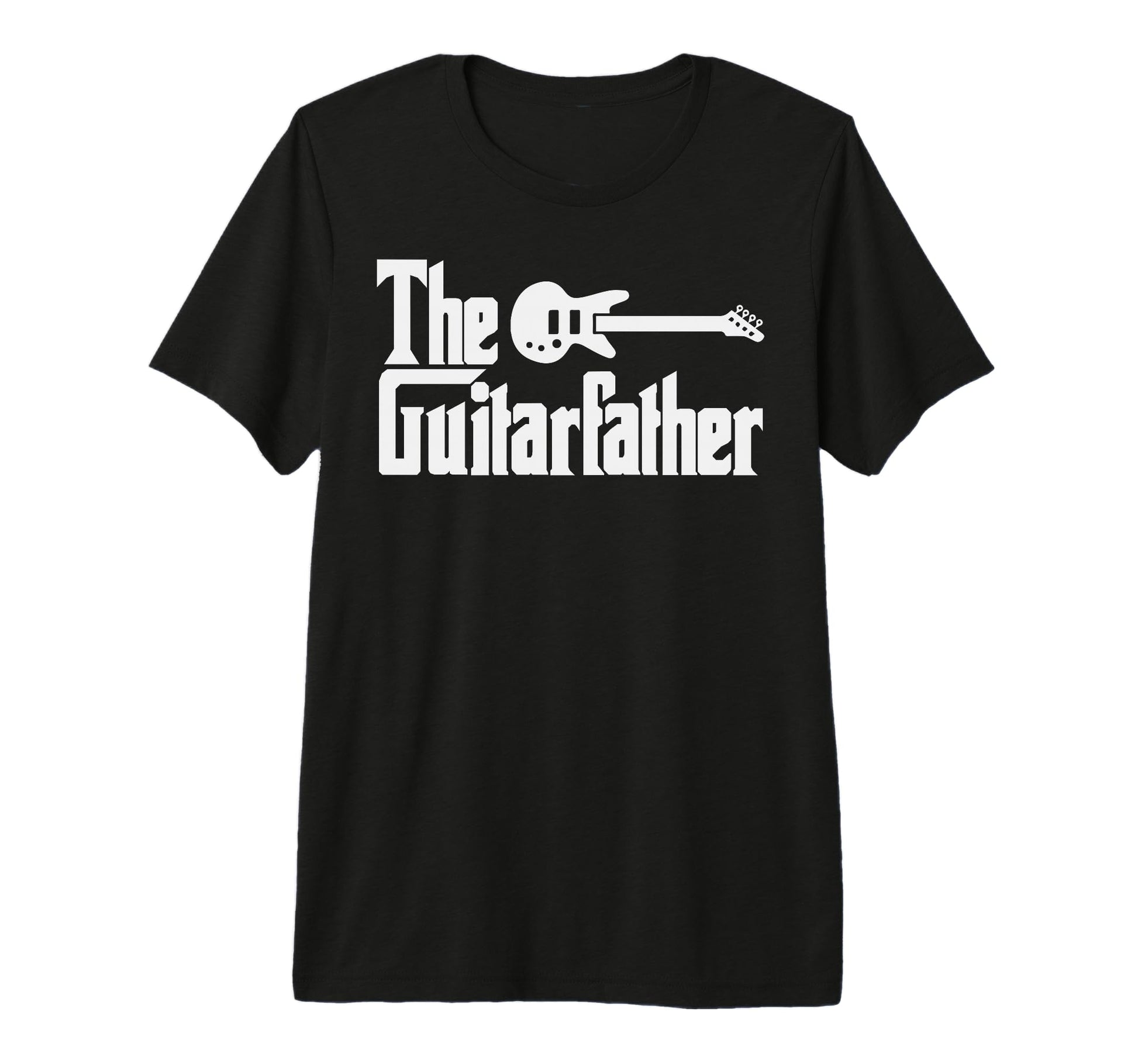 Fathers Day Guitar Father Musician T-Shirt - Minimalist Print Unisex - T-Shirt, Sweatshirt, Hoodie