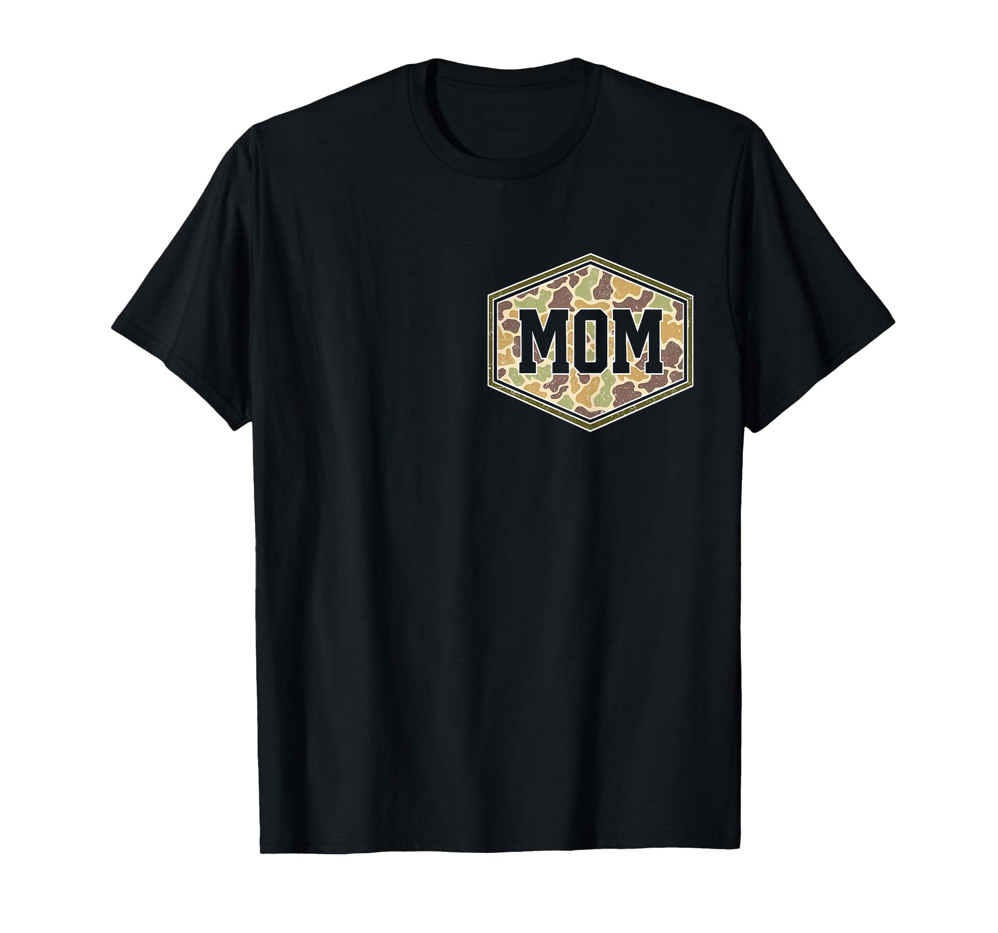 Old School Camo Mom Pocket Camouflage T-Shirt - Novelty Apparel for Adults - T-Shirt, Sweatshirt, Hoodie