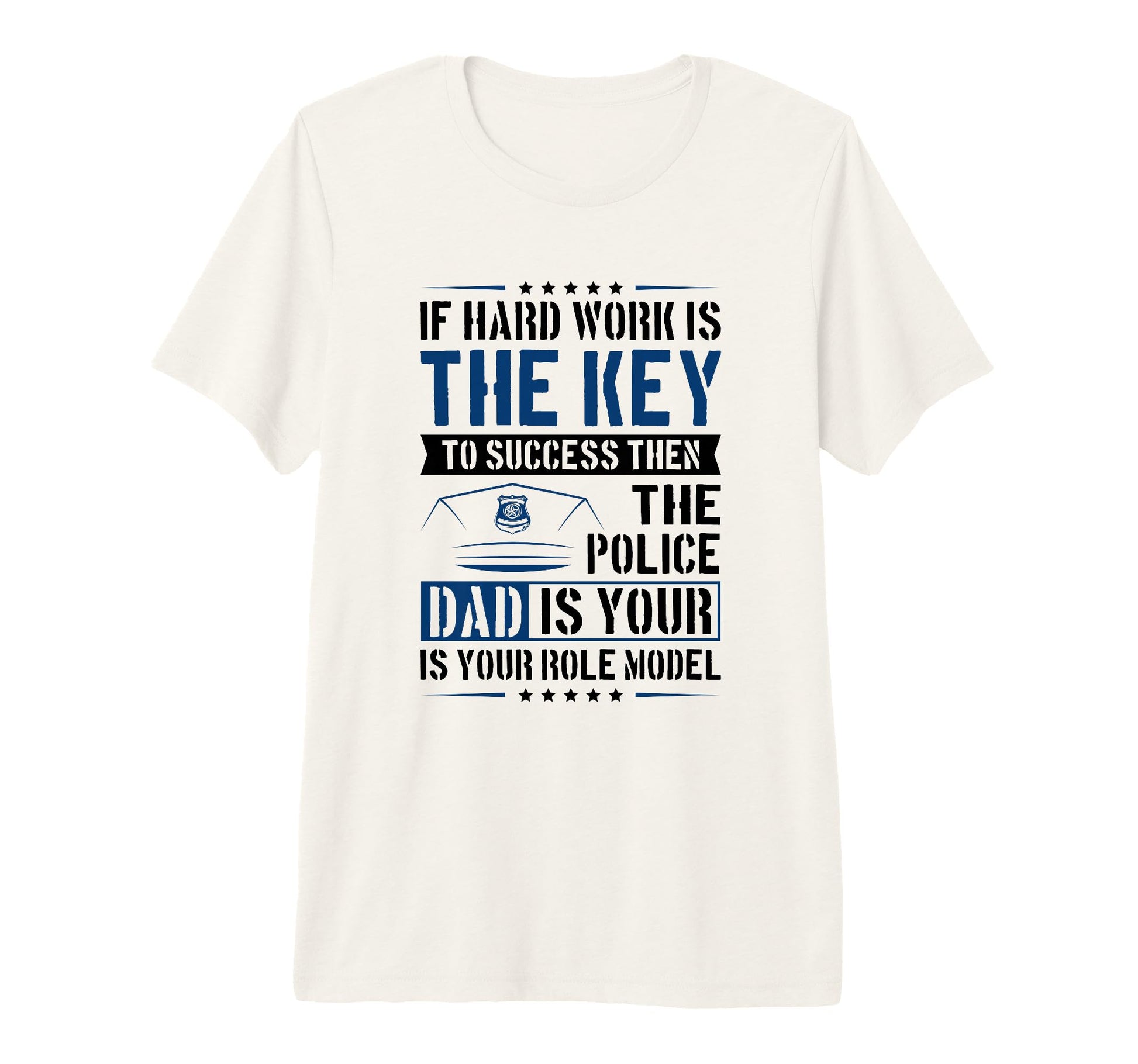 Mens Thin Blue Line Police Dad Is T-Shirt - Novelty Apparel for Adults - T-Shirt, Sweatshirt, Hoodie