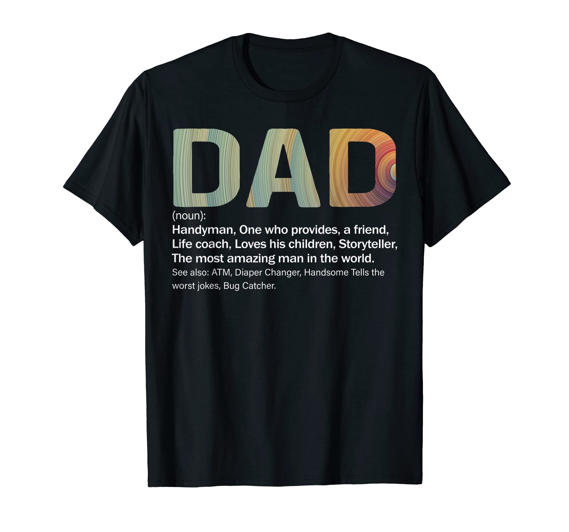 Mens Dad Definition Like Normal Dad T-Shirt - Minimalist Print Men Women - T-Shirt, Sweatshirt, Hoodie