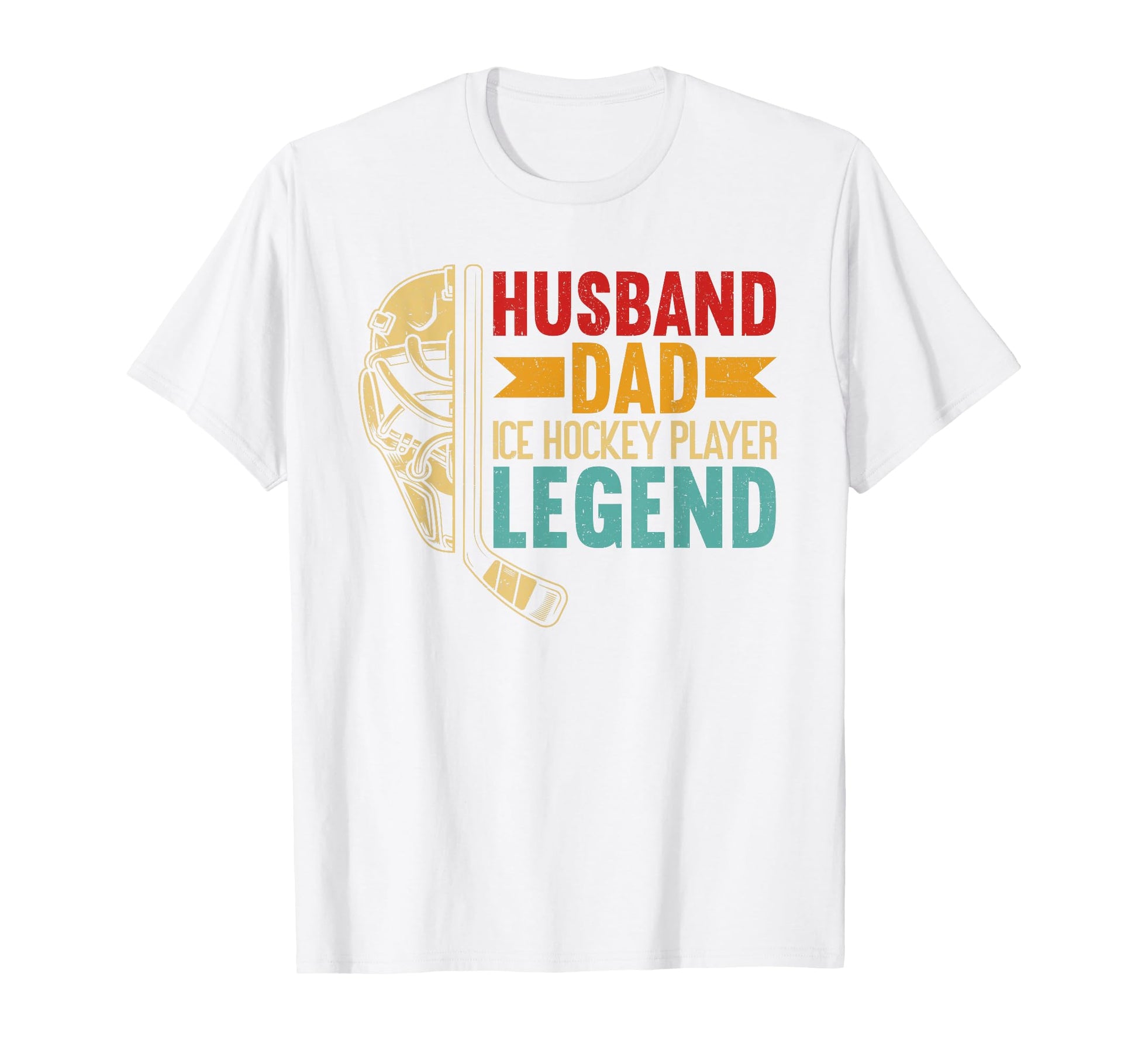 Husband Dad Ice Hockey Player Legend T-Shirt - Trendy Graphic for Adults - T-Shirt, Sweatshirt, Hoodie