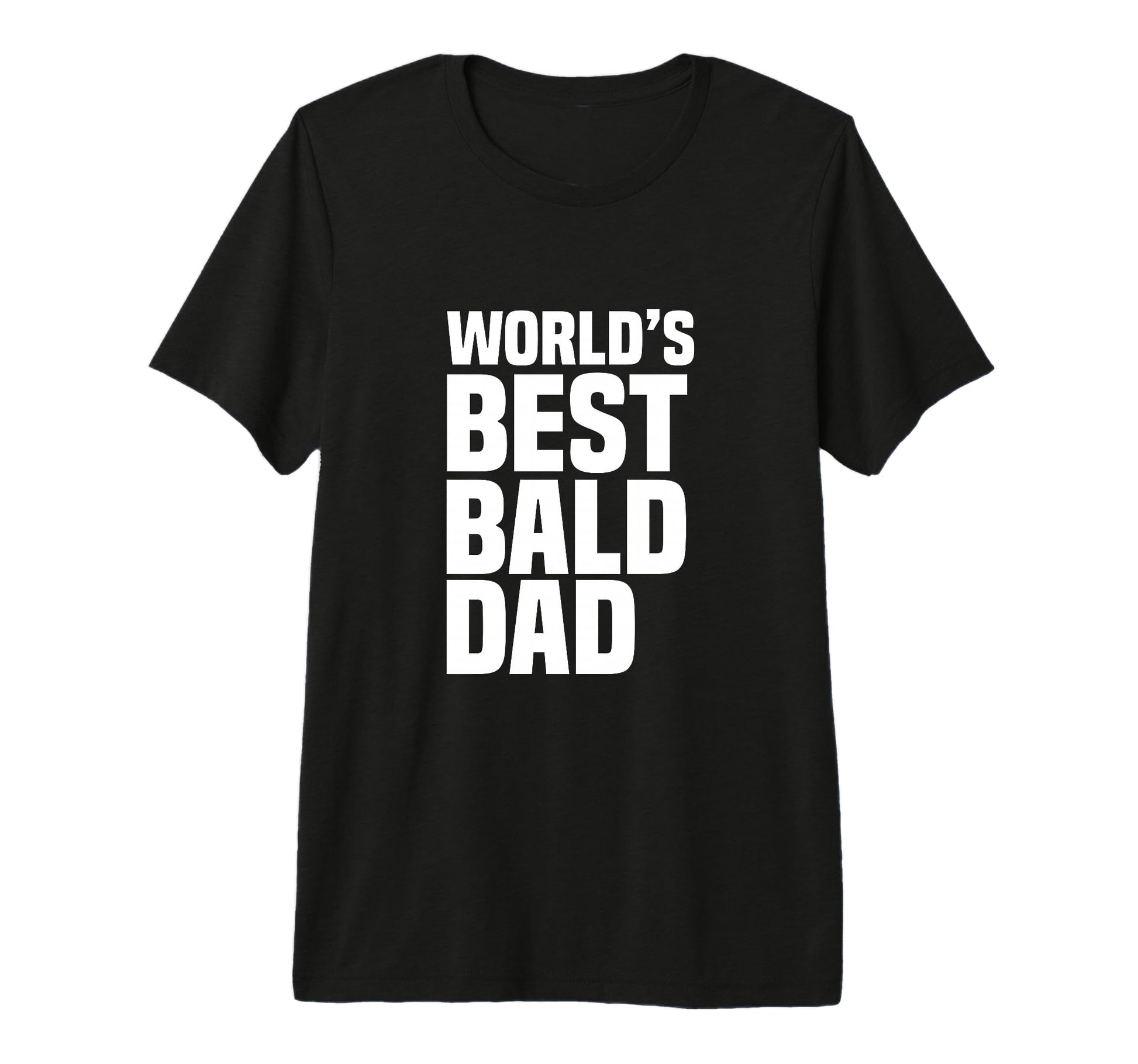 Mens Worlds Best Bald Dad Funny T-Shirt - Casual Everyday Wear Men Women - T-Shirt, Sweatshirt, Hoodie