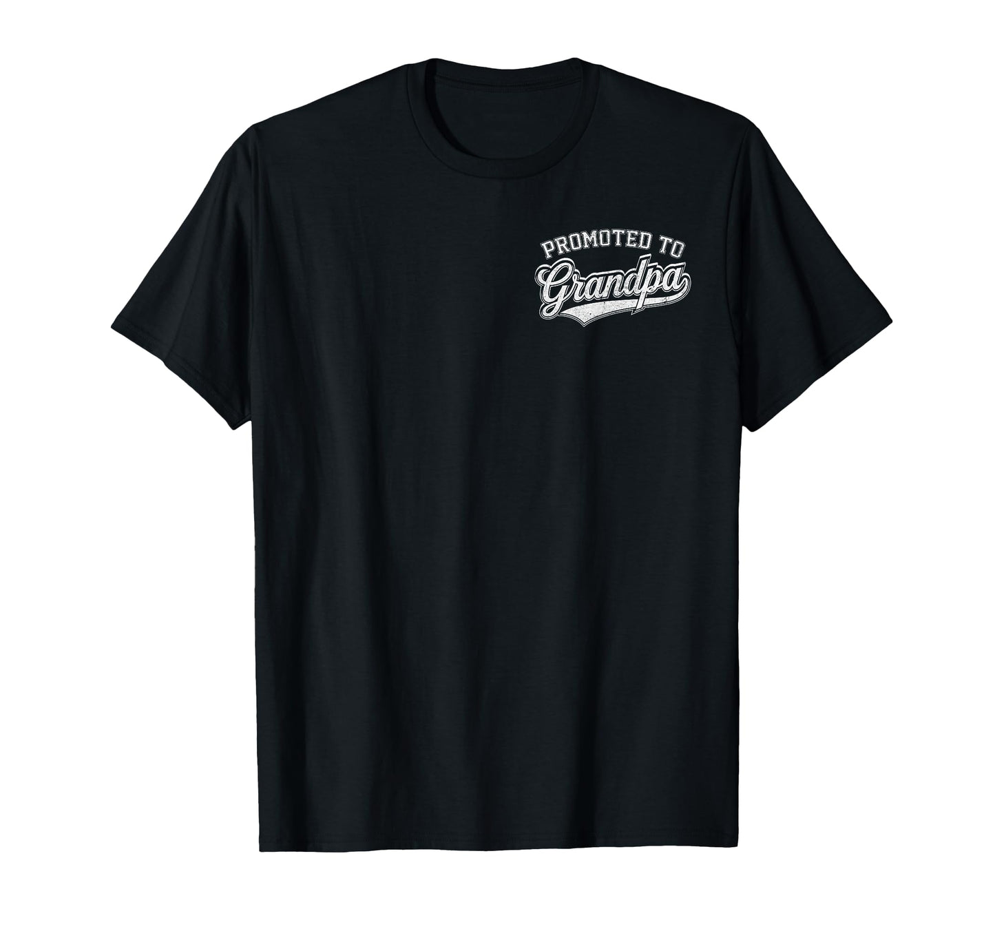 Mens Promoted To Grandpa Grandparents T-Shirt - Unique Graphic Unisex - T-Shirt, Sweatshirt, Hoodie
