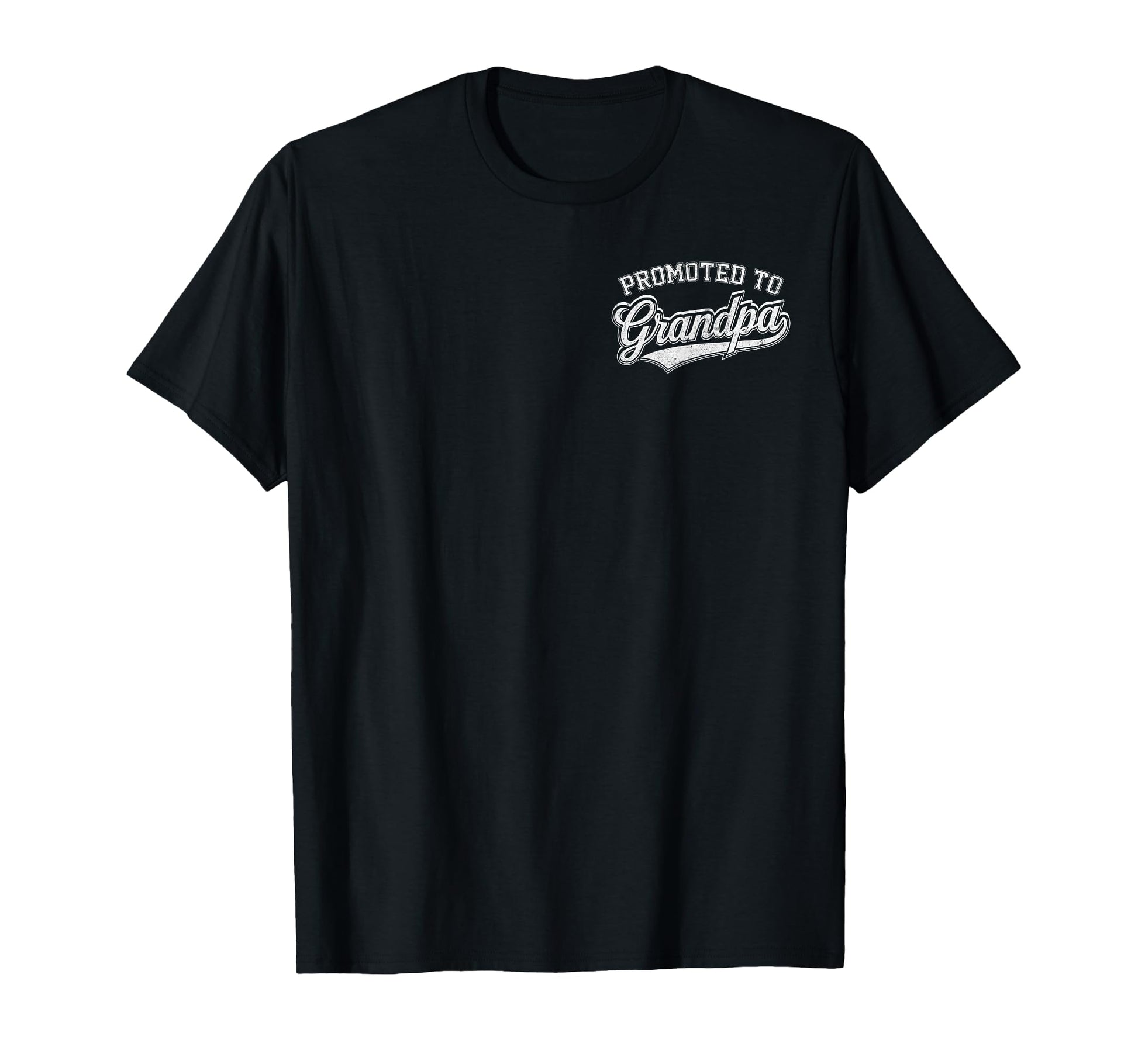 Mens Promoted To Grandpa Grandparents T-Shirt - Unique Graphic Unisex - T-Shirt, Sweatshirt, Hoodie