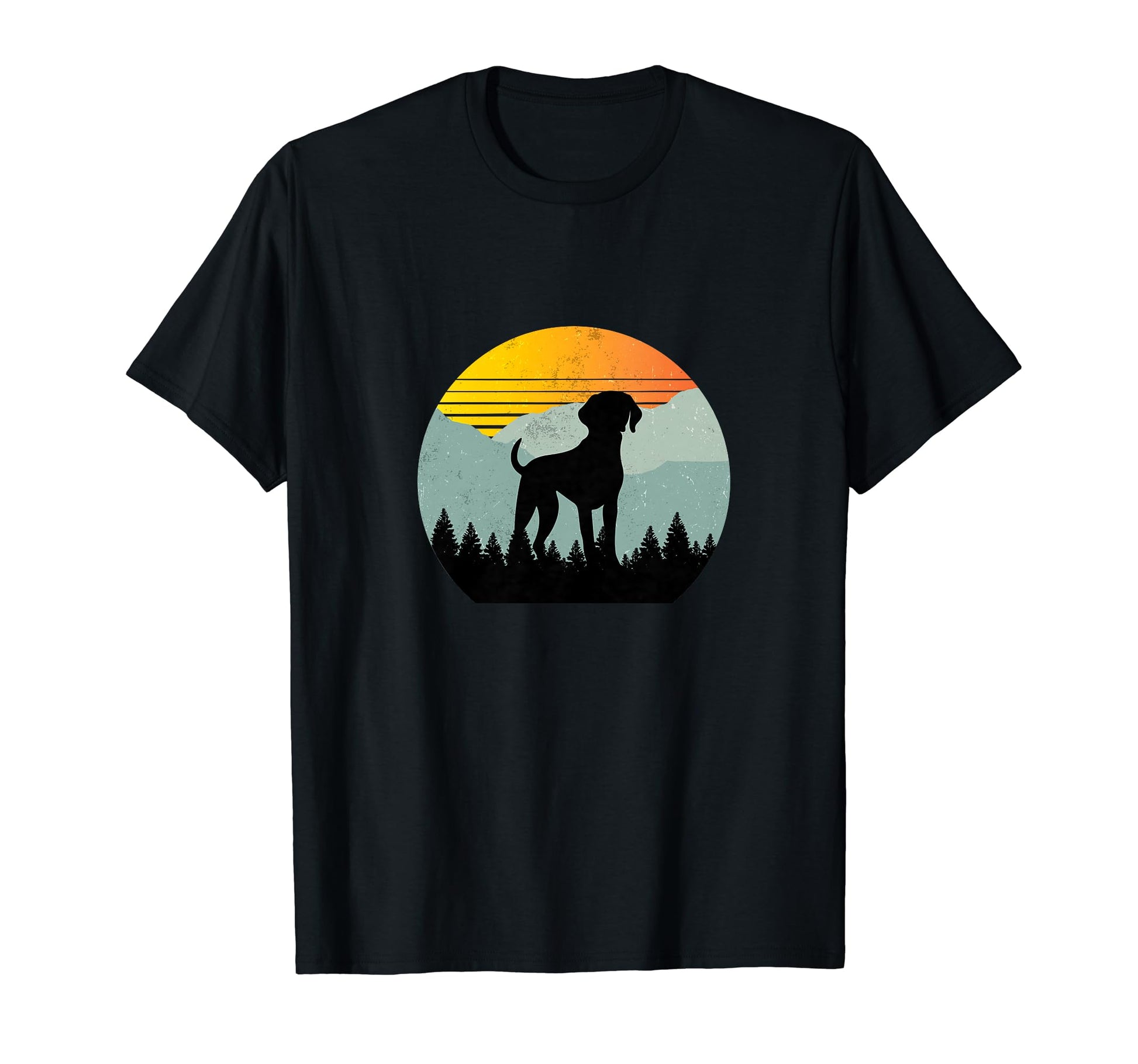Shorthaired Pointer Dog Sunset T-Shirt - Casual Everyday Wear Unisex - T-Shirt, Sweatshirt, Hoodie