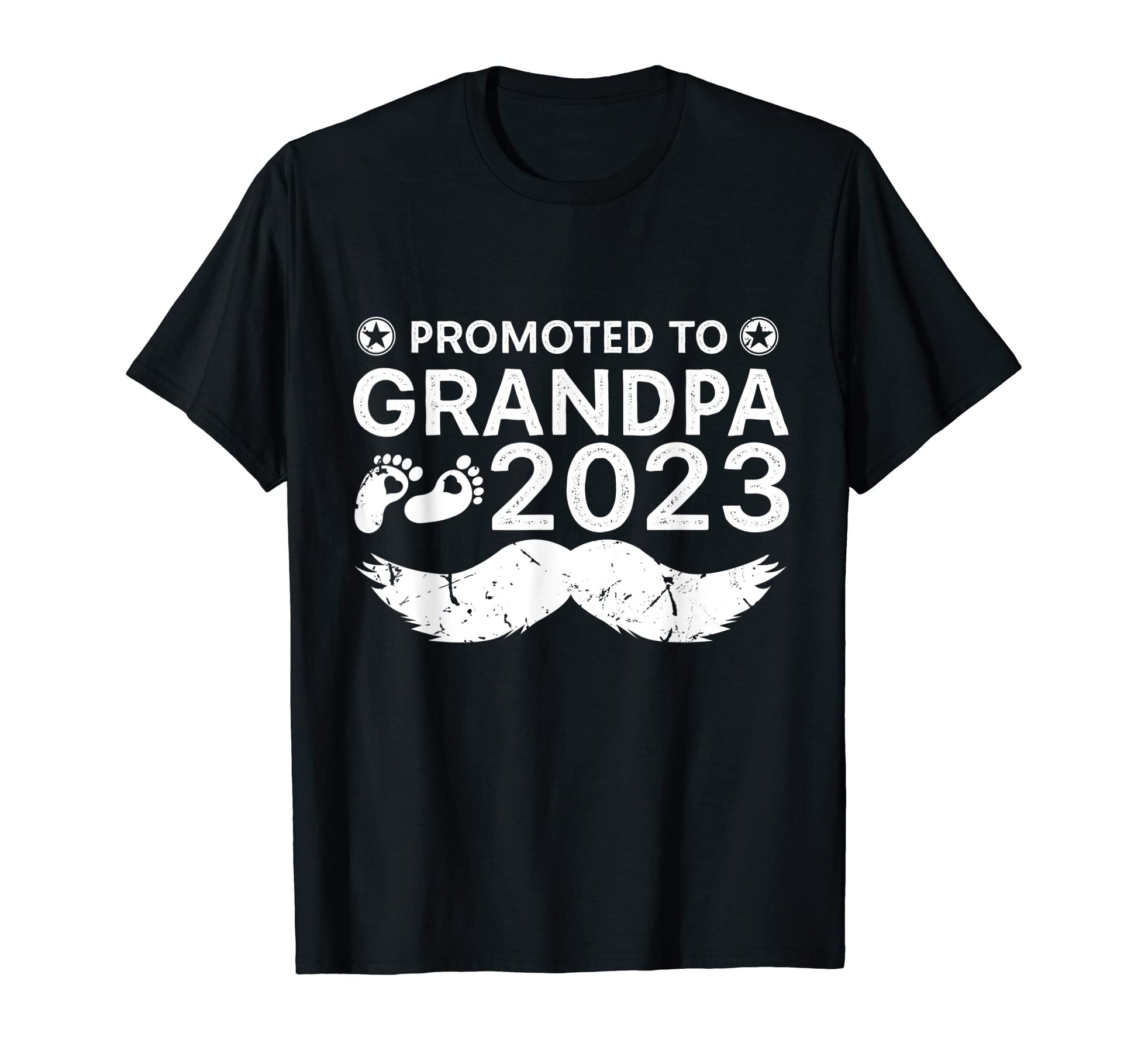 Mens Promoted To Grandpa 2023 T-Shirt - Fun Novelty Design for Adults - T-Shirt, Sweatshirt, Hoodie