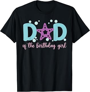 Dad of The Birthday Girl One-der The Sea Dada Under Sea T-Shirt Unisex T-shirt, Sweatshirt, Hoodie, Long Sleeve Tee - T-Shirt, Sweatshirt, Hoodie