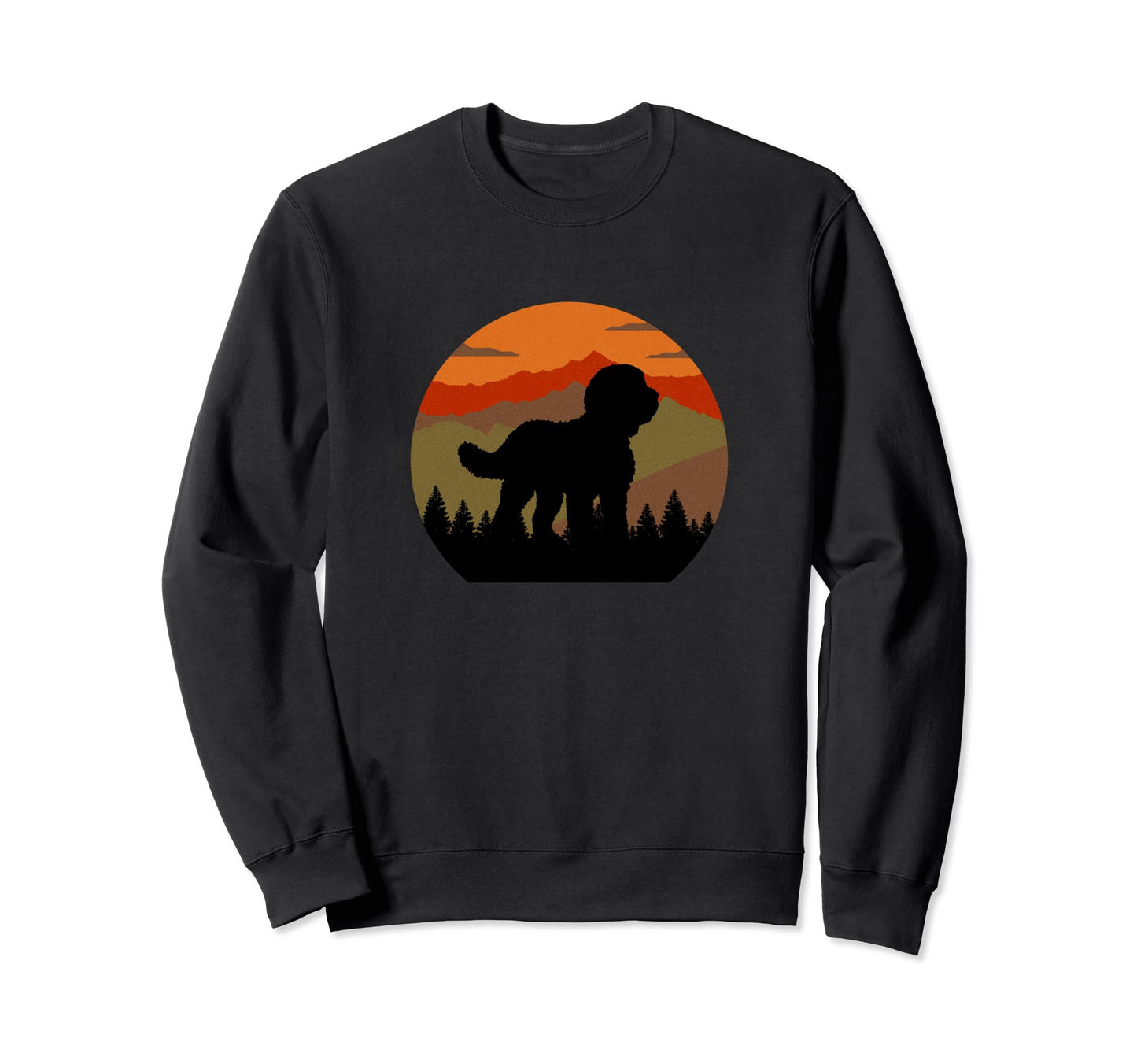 Sheepadoodle Dog Country Sweatshirt - Fun Novelty Design for Adults - T-Shirt, Sweatshirt, Hoodie