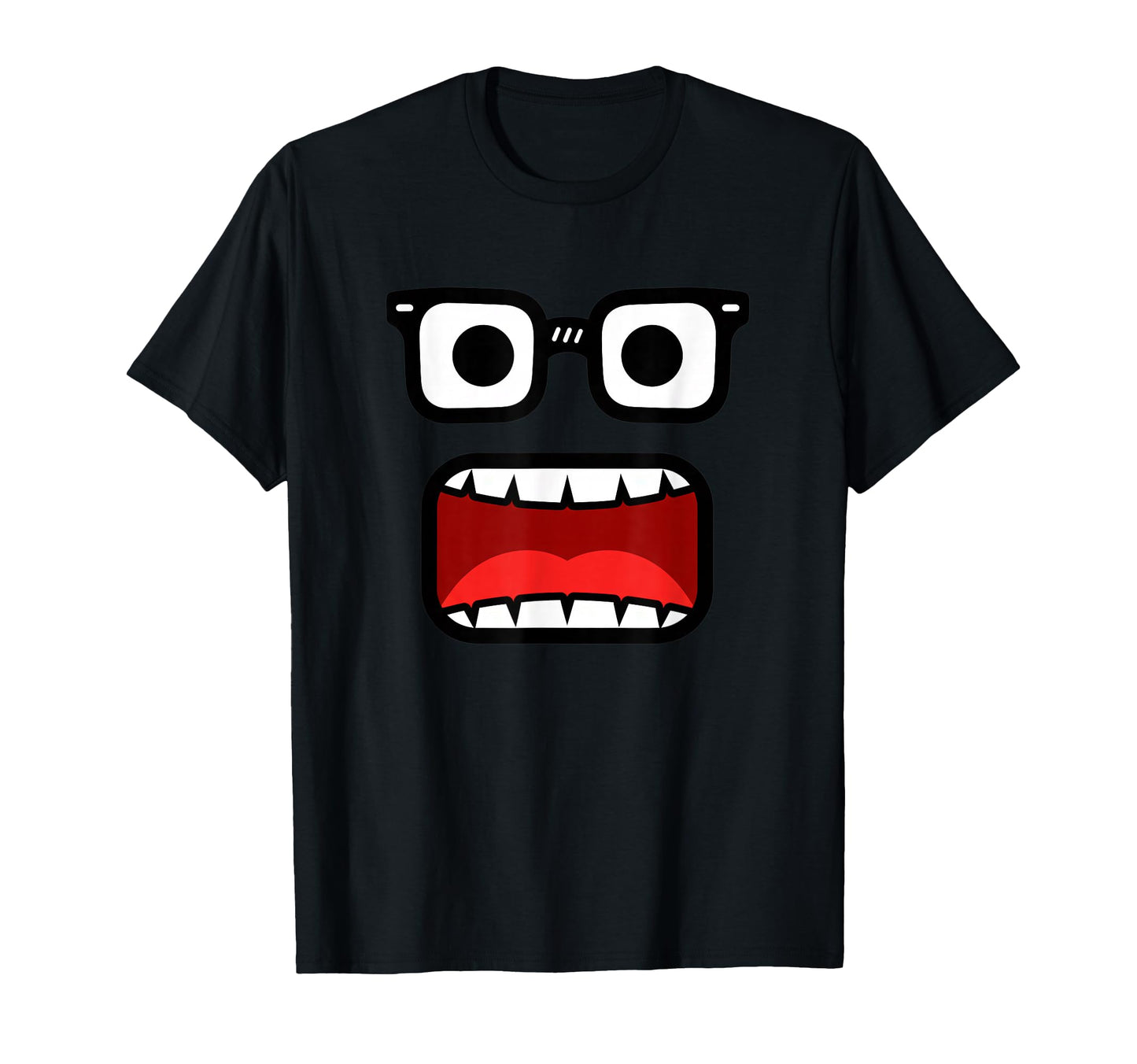 Cartoons Monster Mouth Pop Art Bold Big T-Shirt - Trendy Graphic Men Women - T-Shirt, Sweatshirt, Hoodie