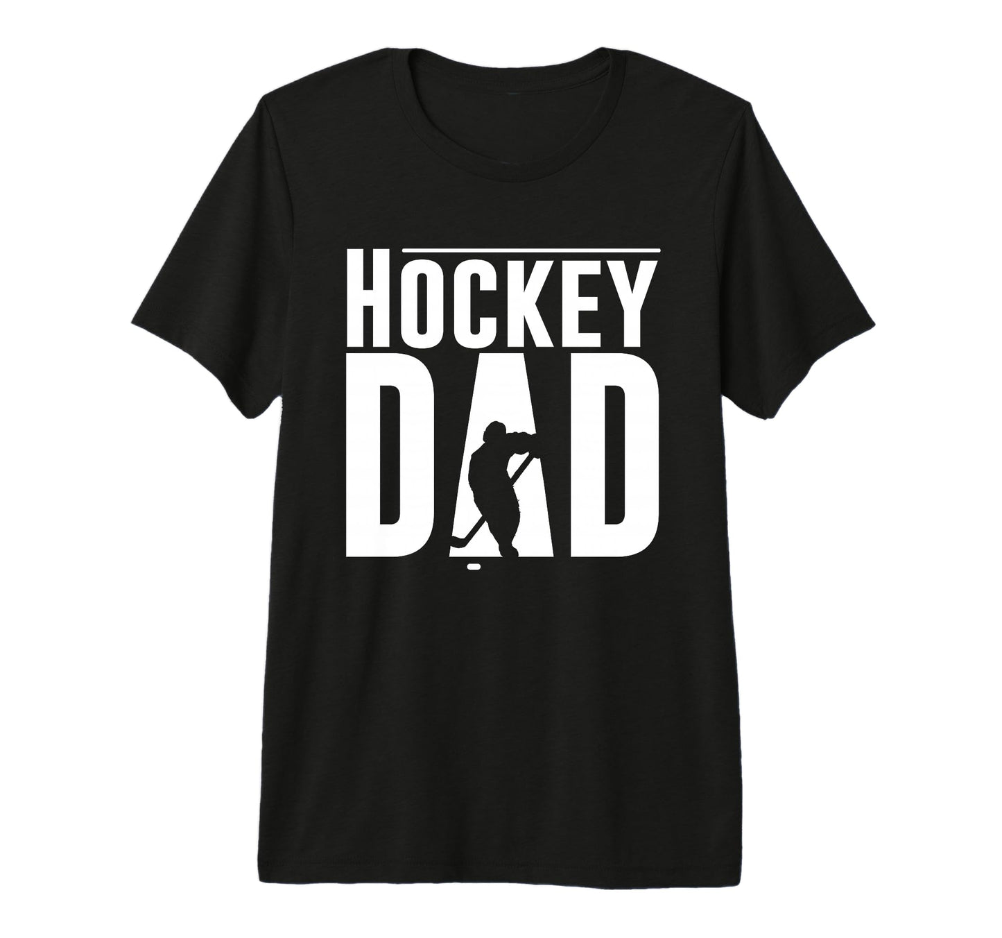 Mens Hockey Dad Tri Blend T-Shirt - Aesthetic Graphic Unisex - T-Shirt, Sweatshirt, Hoodie
