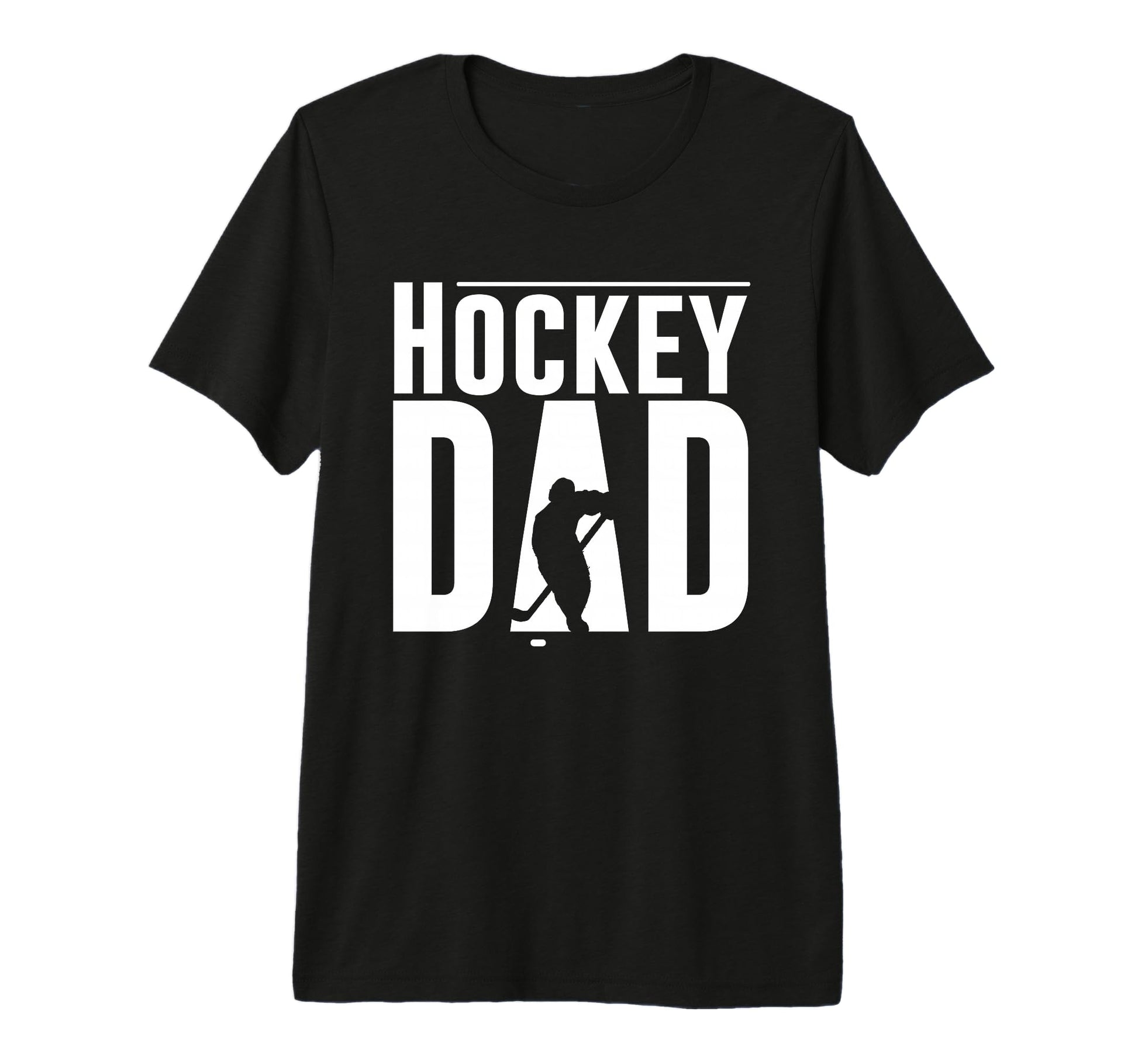 Mens Hockey Dad Tri Blend T-Shirt - Aesthetic Graphic Unisex - T-Shirt, Sweatshirt, Hoodie