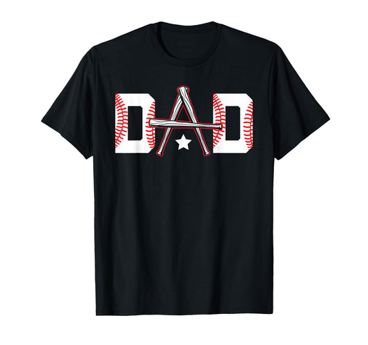 Baseball Dad Baseball Player Baseball T-Shirt - Novelty Apparel Unisex - T-Shirt, Sweatshirt, Hoodie