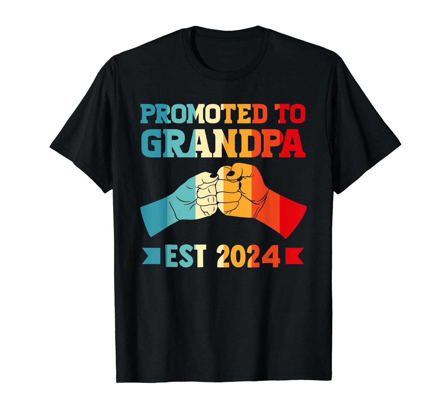 Promoted To Grandpa Grandfather T-Shirt - Fun Novelty Design Men Women - T-Shirt, Sweatshirt, Hoodie