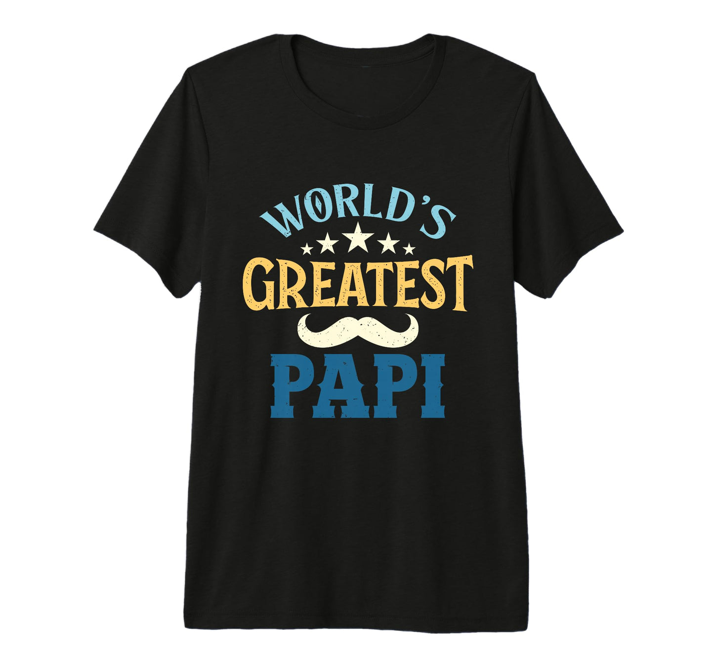 Mens Worlds Greatest Papi Gifts Fathers T-Shirt - Unique Graphic Unisex - T-Shirt, Sweatshirt, Hoodie