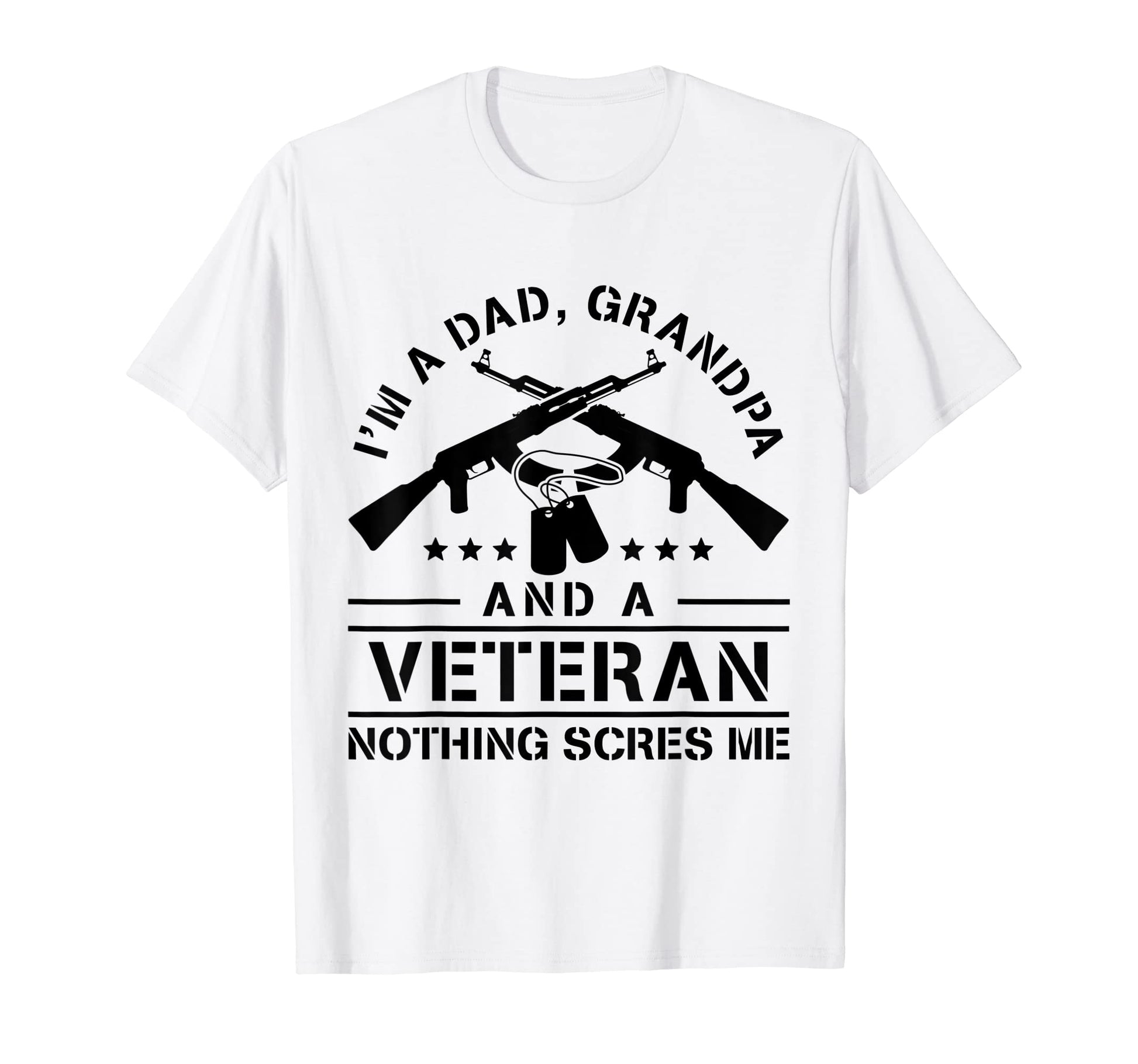 Im Dad Grandpa Veteran Independence Day T-Shirt - Novelty Apparel Unisex - T-Shirt, Sweatshirt, Hoodie