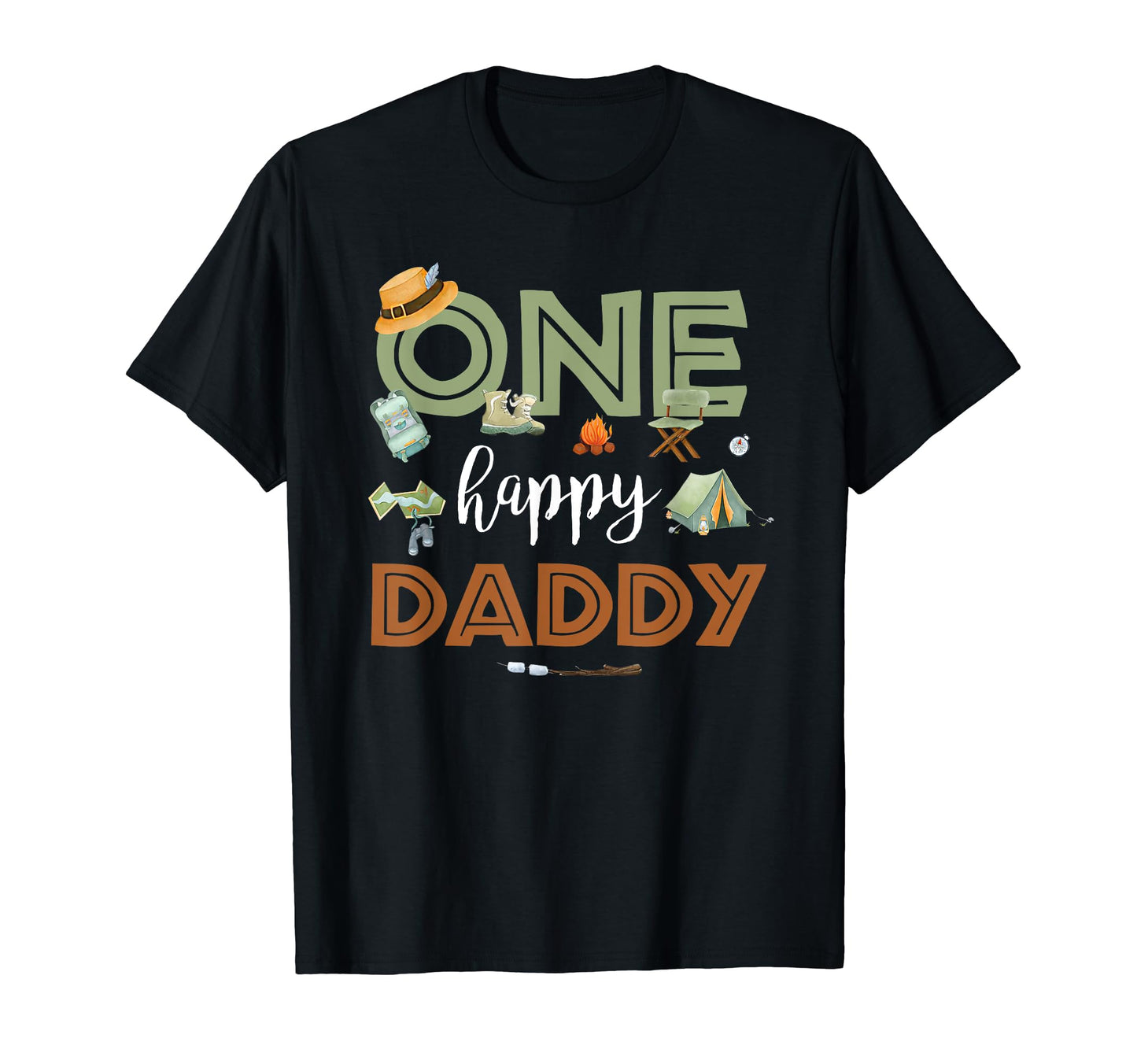 Mens One Happy Daddy Camper First T-Shirt - Streetwear Style Unisex - T-Shirt, Sweatshirt, Hoodie