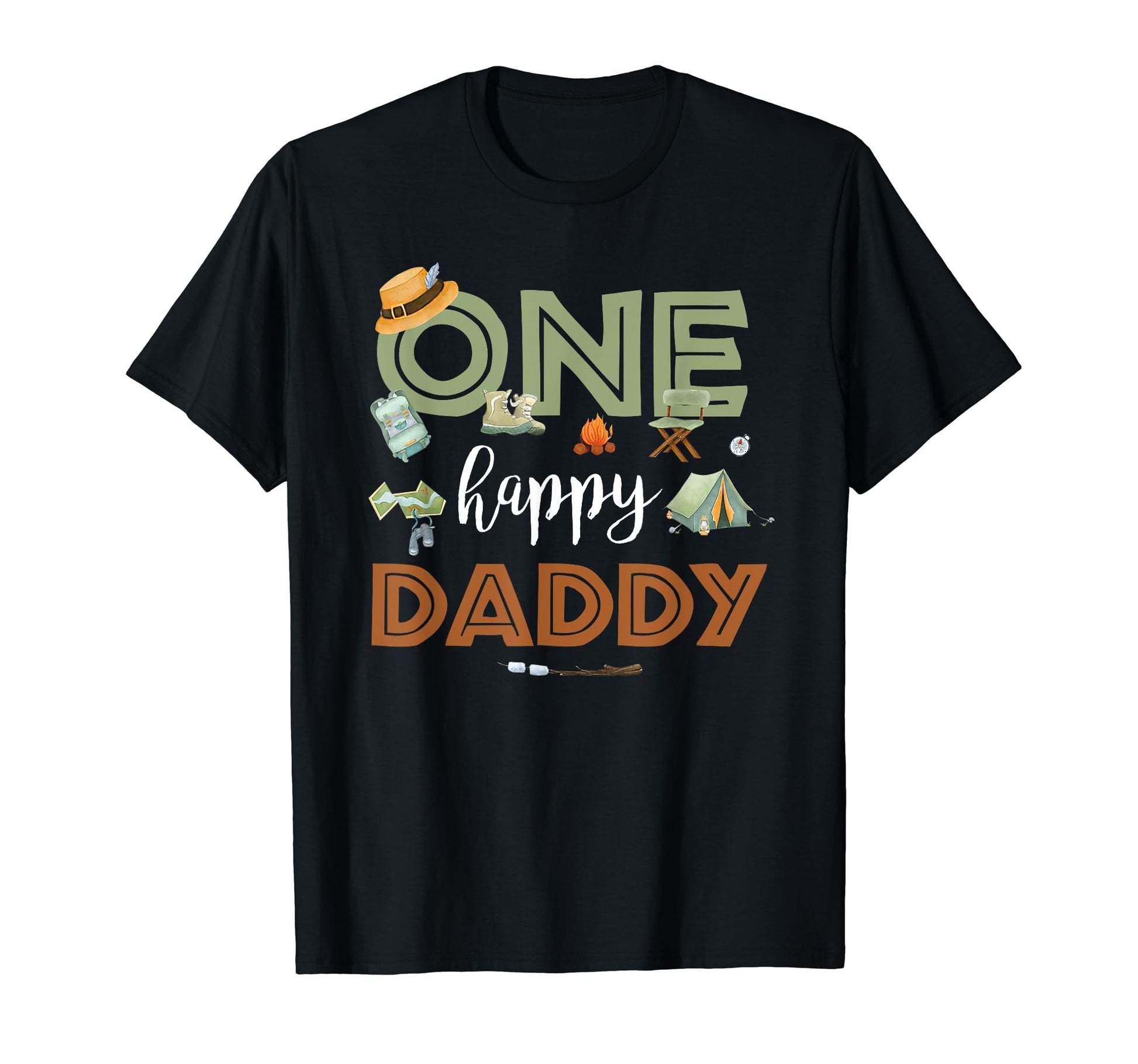 Mens One Happy Daddy Camper First T-Shirt - Streetwear Style Unisex - T-Shirt, Sweatshirt, Hoodie