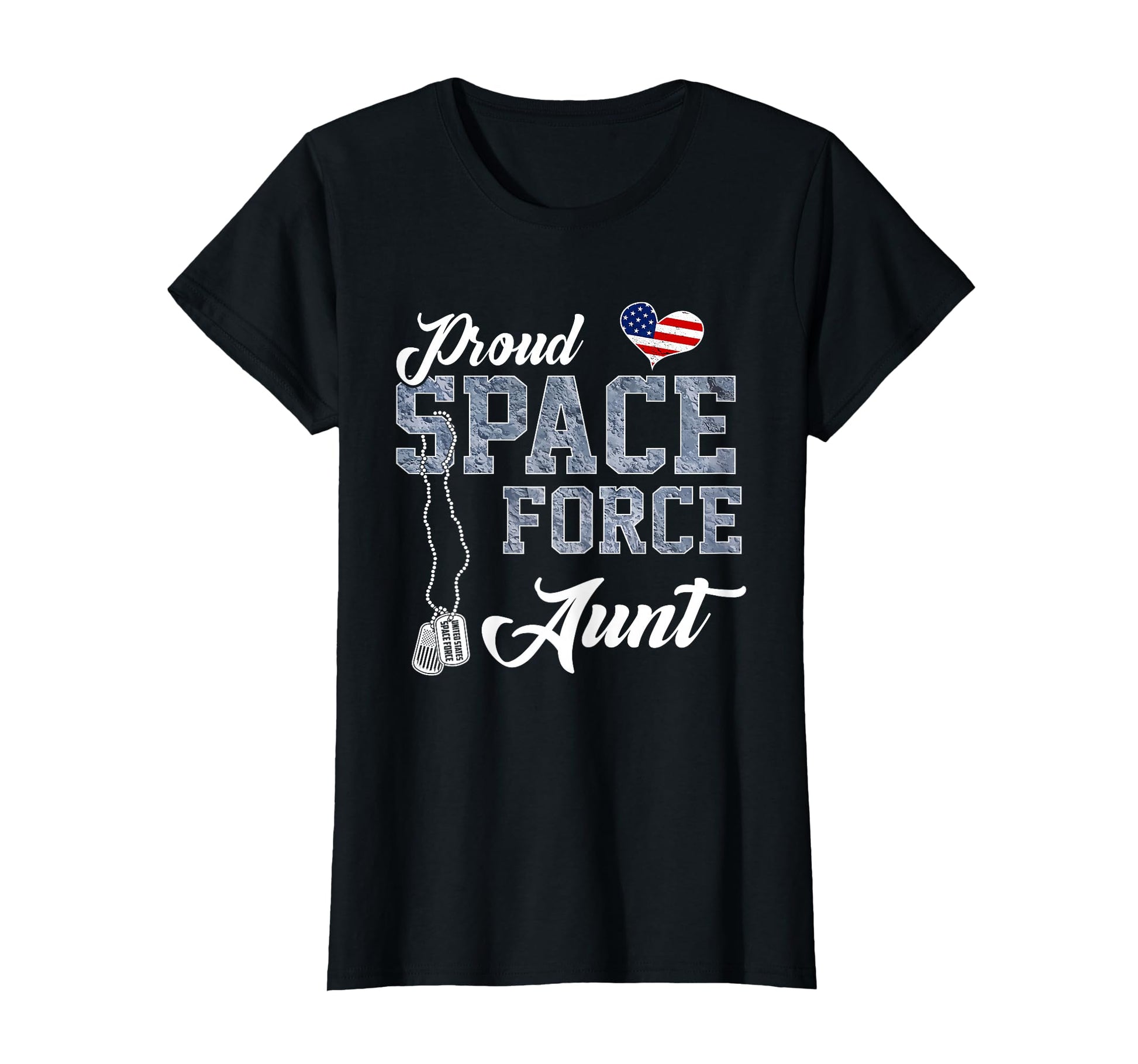 Proud Space Force Aunt Us Military T-Shirt - Unique Graphic Men Women - T-Shirt, Sweatshirt, Hoodie