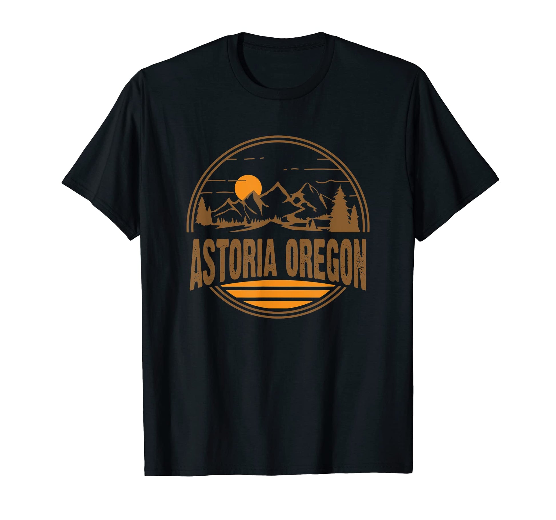 Astoria Oregon Mountain Hiking Souvenir T-Shirt - Graphic Print Unisex - T-Shirt, Sweatshirt, Hoodie