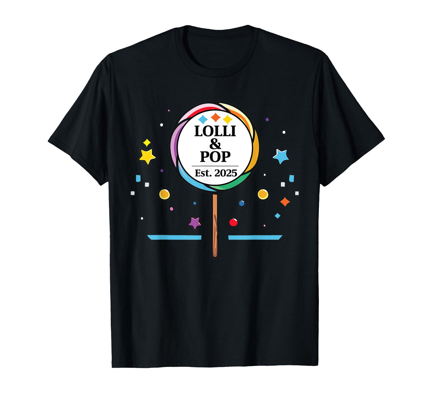Lolli Pop Grandparents Established T-Shirt - Streetwear Style for Adults - T-Shirt, Sweatshirt, Hoodie