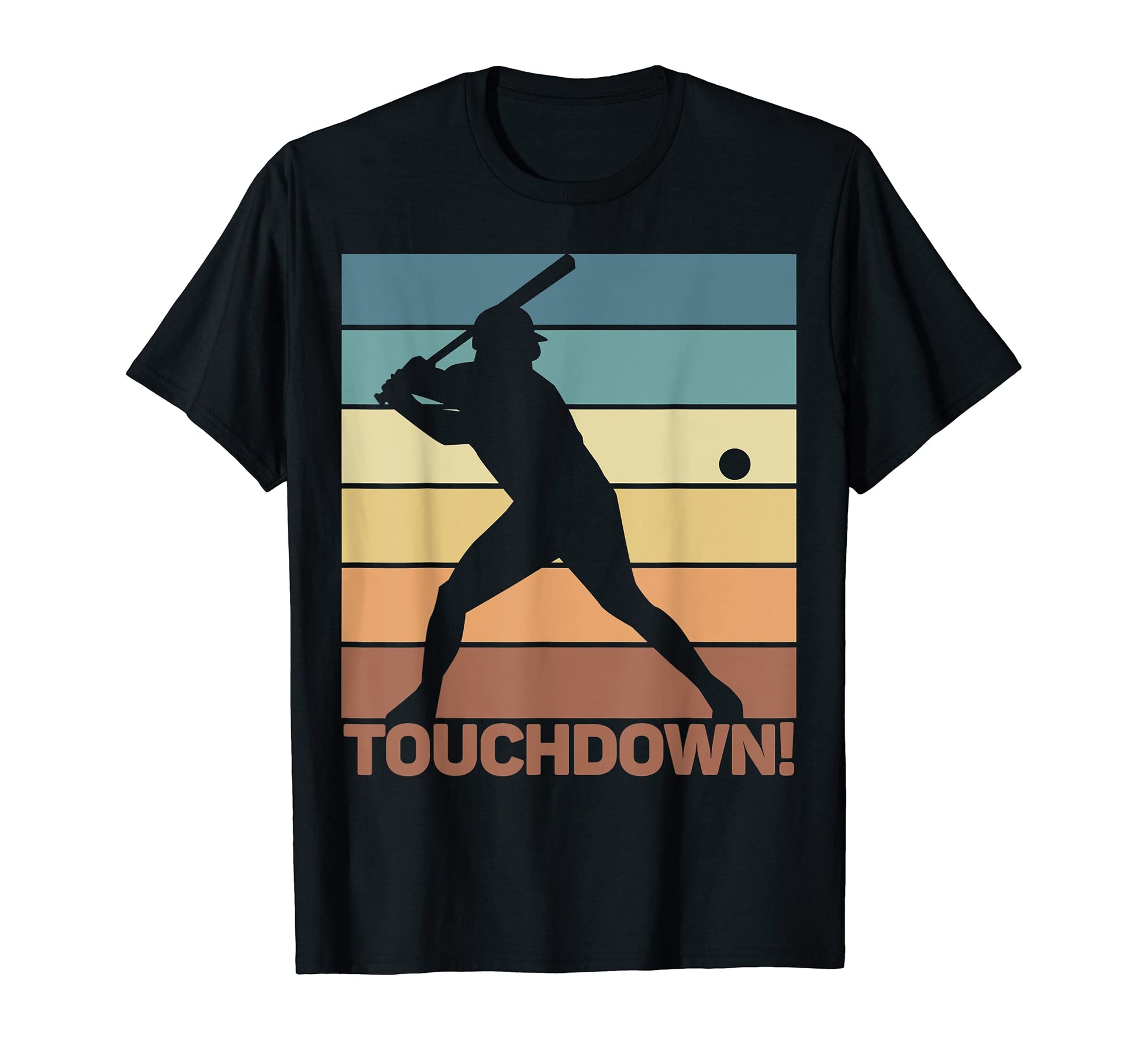 Baseball Touchdown Player Softball T-Shirt - Aesthetic Graphic for Adults - T-Shirt, Sweatshirt, Hoodie